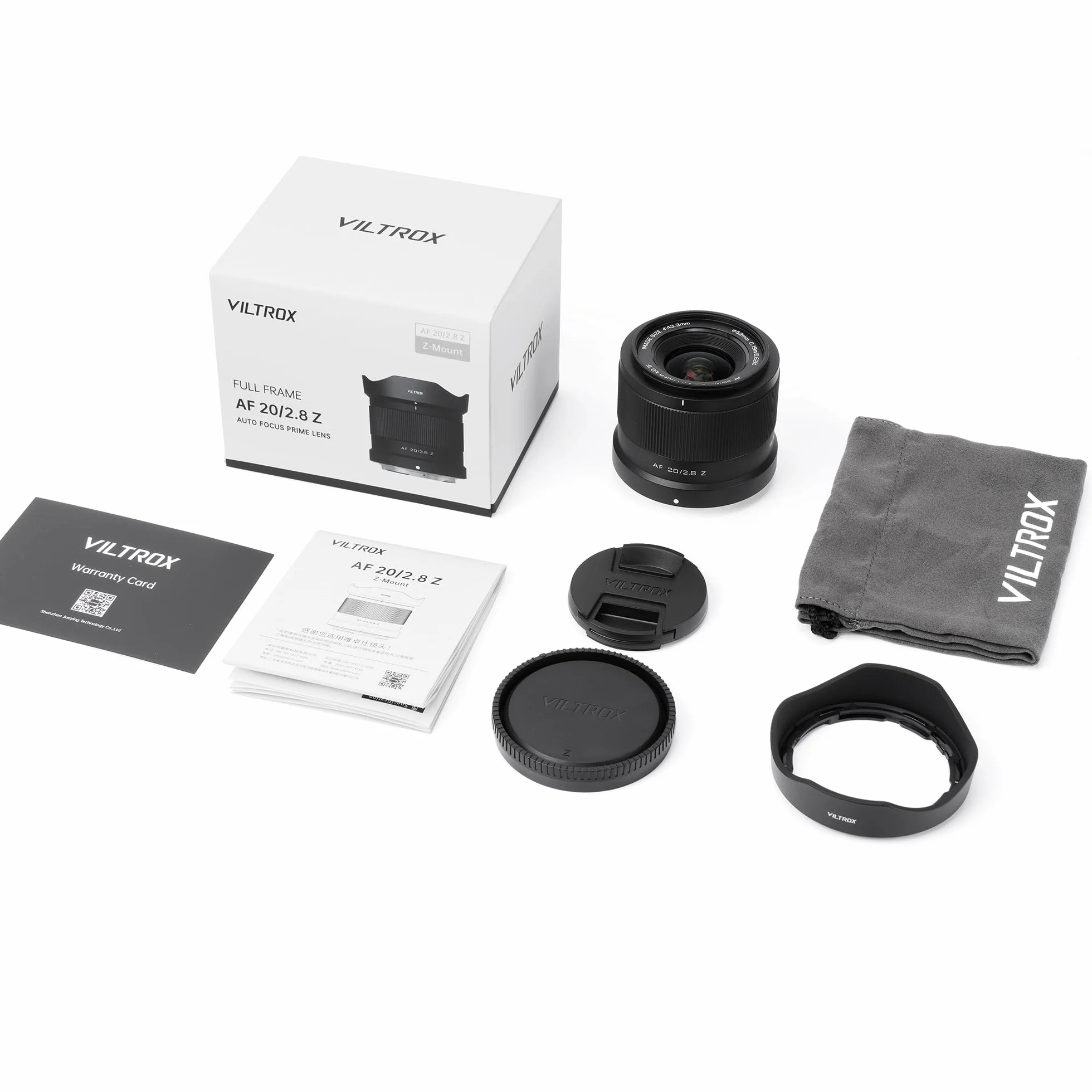 VILTROX 20 mm F2.8 Z-Mount Pełnoklatkowy obiektyw szerokokątny AF Prime do Nikon Z Mount Z8 Z9 Z6 Z7 Z6 II Z7 II Z5 Z5