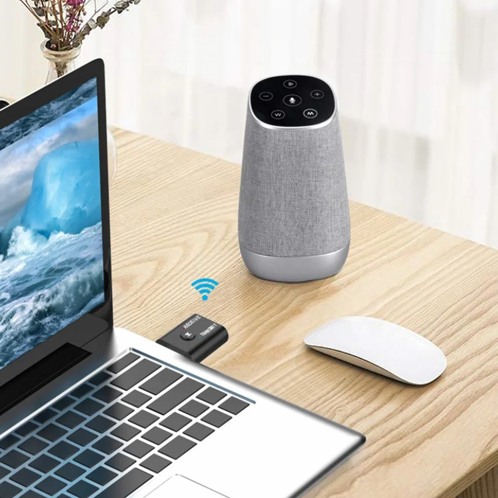 Nadajnik-odbiornik, YET TR6 ABS 2 w 1 Potężna Funkcja Nadajnik-odbiornik Bluetooth 5.0 Niezależny Obwód Adaptera Audio