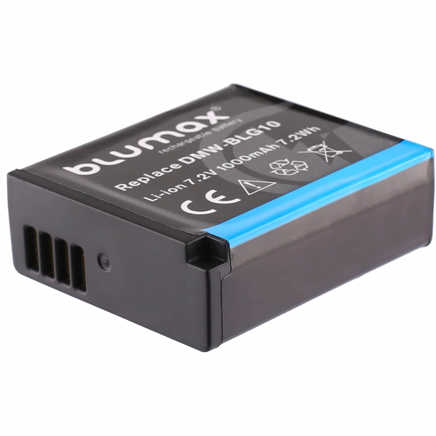 Blumax Bateria do Panasonic DMW-BLG10 BLG10e 1025 mAh 7,2 V 7,4 Wh - kompatybilna z Panasonic Lumix DC TZ91 DMC TZ101 TZ81 GF6 GX7 GX80 LX100 S6 G110