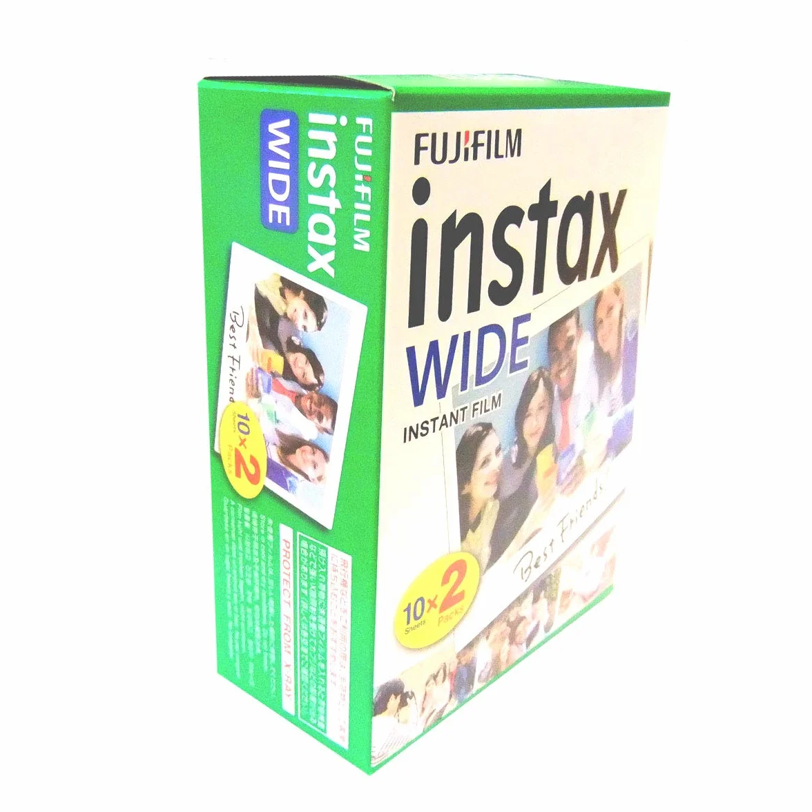 Fujifilm Instax Wide - zestaw 5 pudełek po 20 bębnach (100 zdjęć szeroki format) dla Fuji Instax 210 200 100 300 Instant Photo Camera
