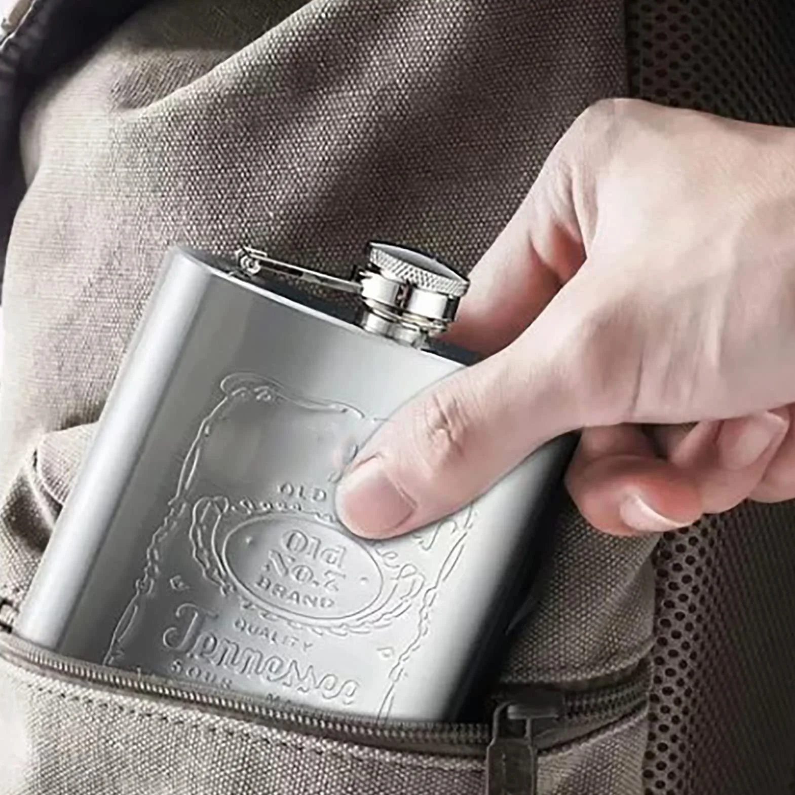 Szczelna Piersiówka ze Stali Nierdzewnej do Whisky 7 uncji