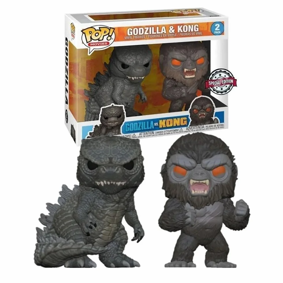 POP! Godzilla vs Kong - Godzilla & Kong 2 Pack Special Edition