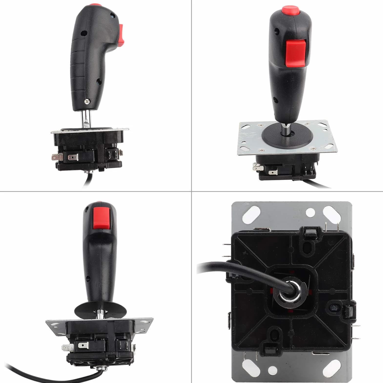 8 Way Flight Joystick mit Trigger & Top Button Präzise analoge Flugsteuerung für Spiele