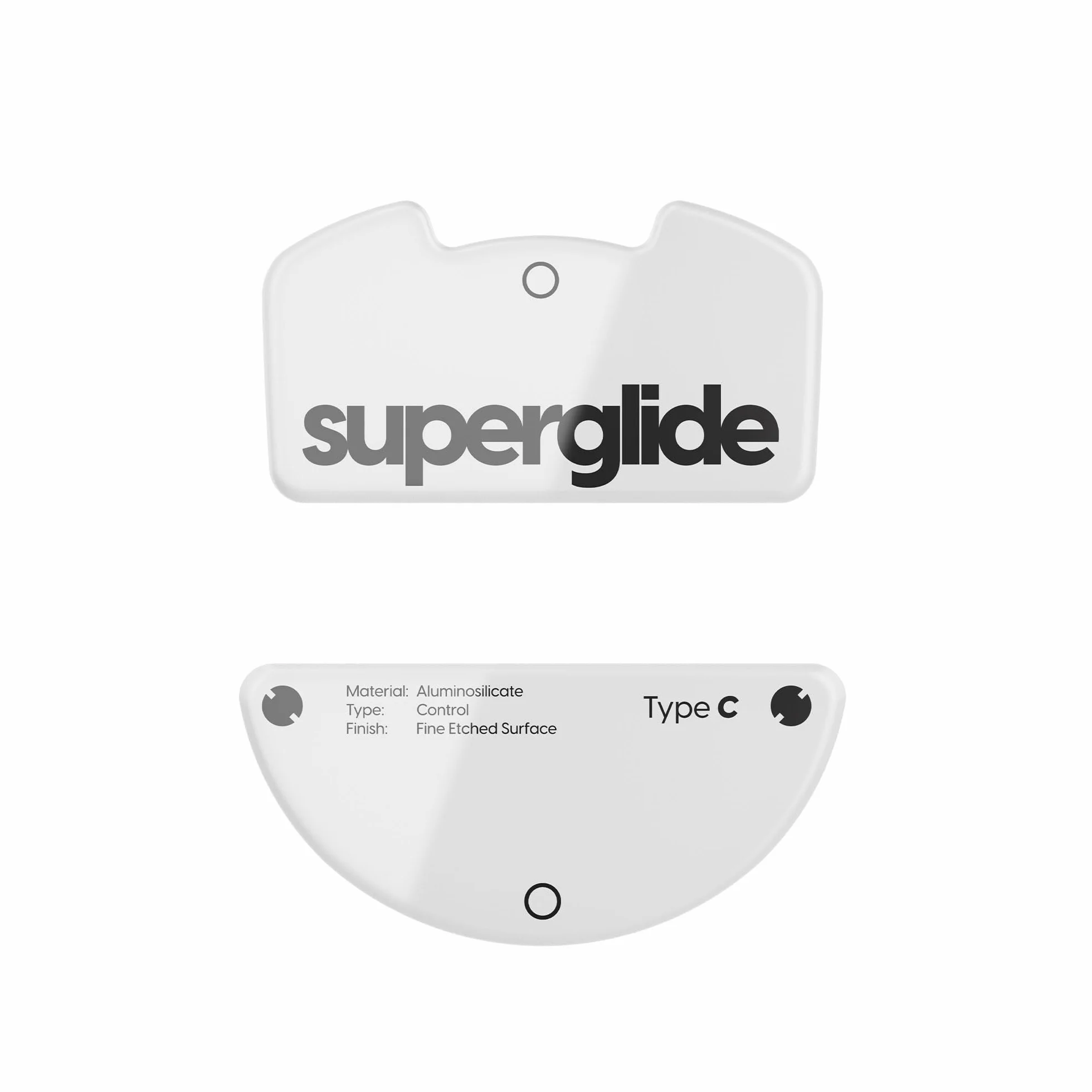 Superglide 2 – nowa regulowana prędkość, teksturowana powierzchnia, najgładsze nóżki/ślizgacze wykonane z bardzo mocnego szkła, gładka i trwała podeszwa do Razer Viper V3 Pro [biała]