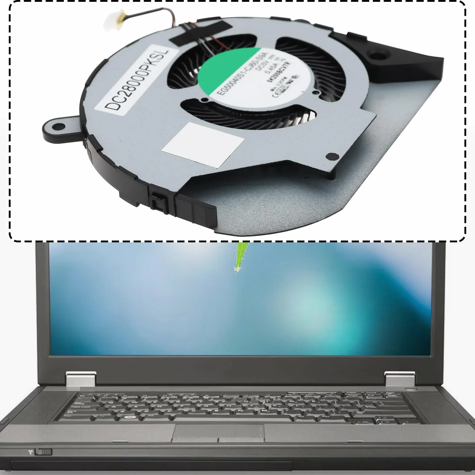 Wentylator chłodzący procesora DC28000PKSL kompatybilny z Dell Latitude 5510 Precision 3550 3540 T7HN 06T7HN