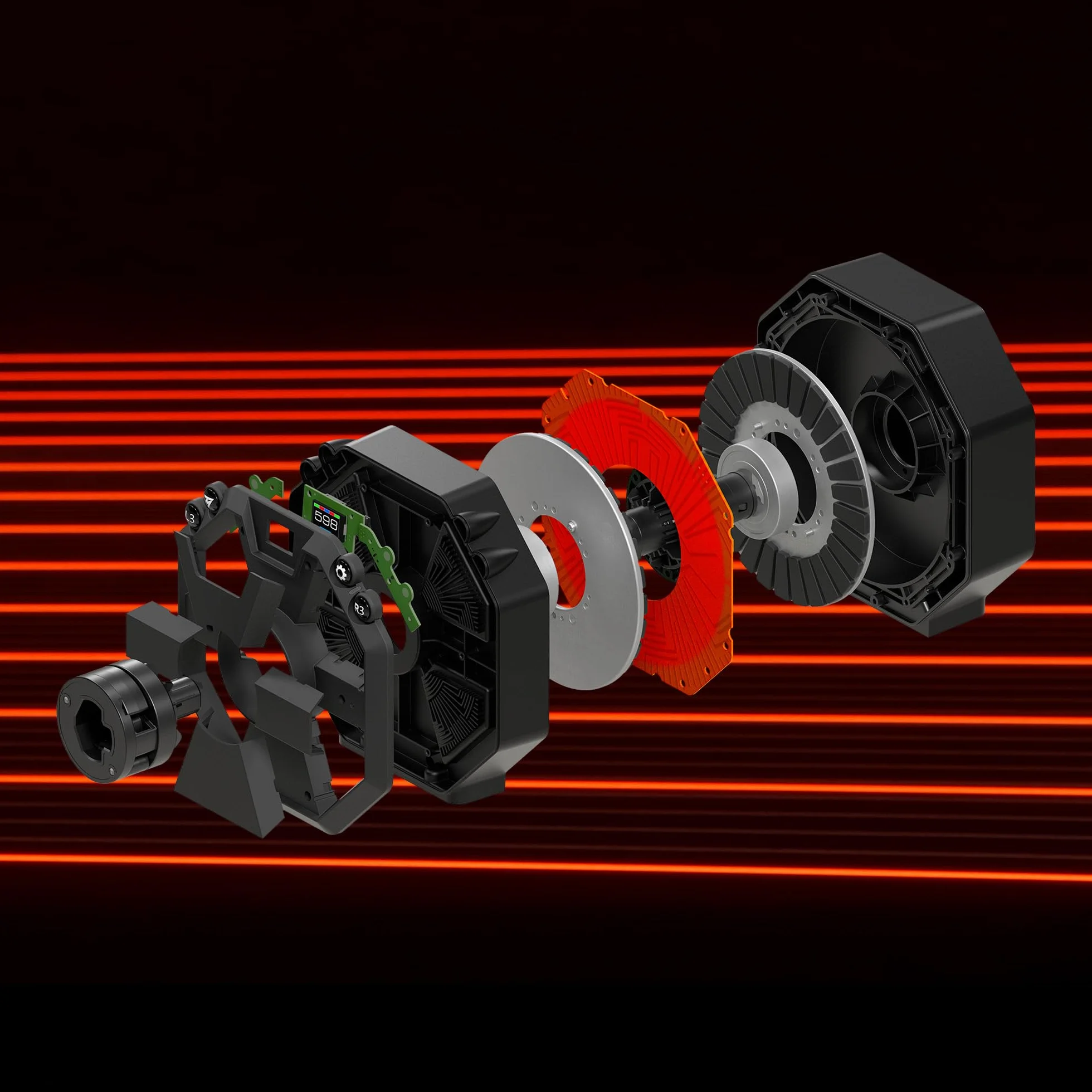 Thrustmaster T598 Servo Base, Podstawa Kierownicy Wyścigowej z Siłowym Sprzężeniem Zwrotnym Direct Axial Drive dla PS5, PS4 i PC