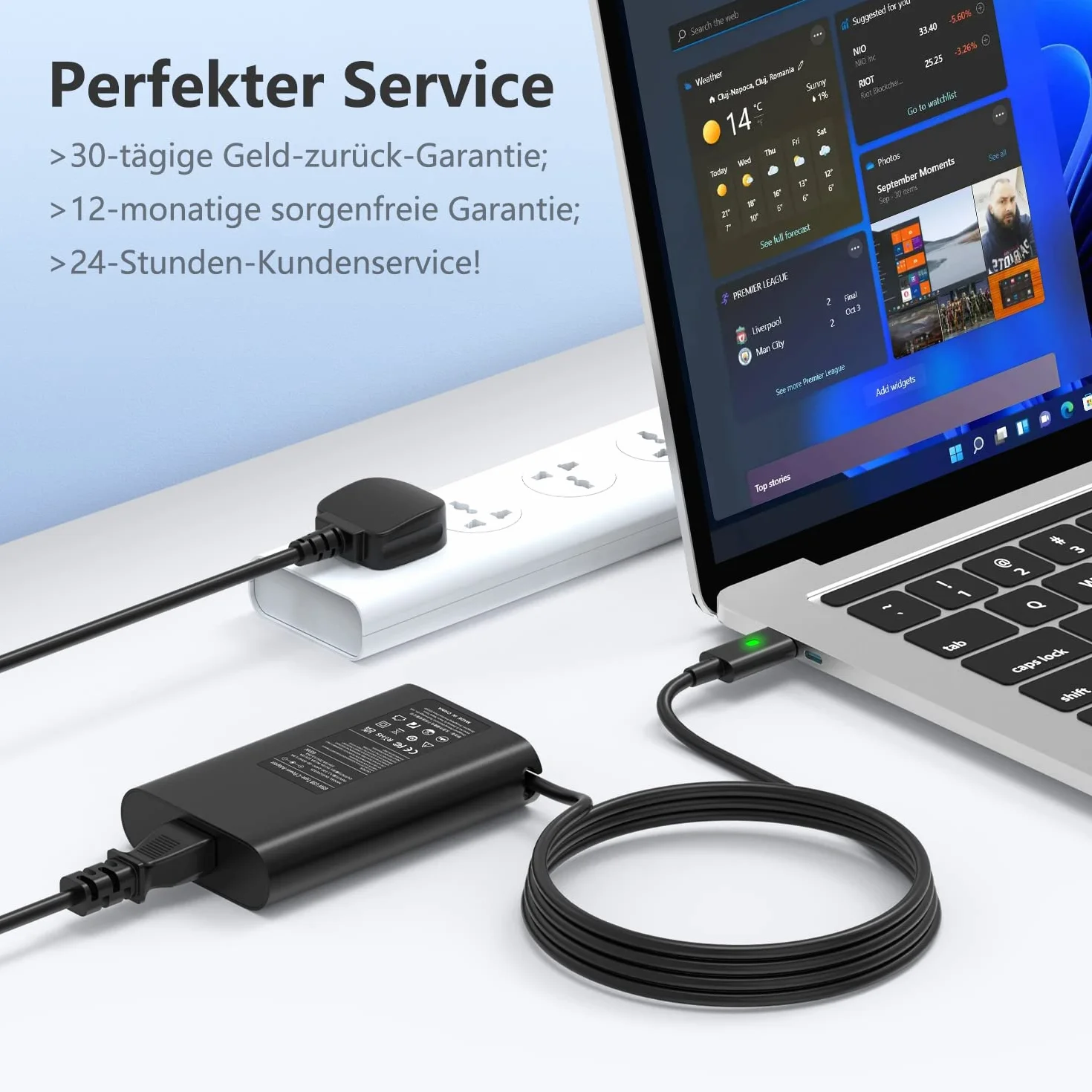 65 W kabel do ładowania laptopa USB C, zasilacz kompatybilny z Dell Latitude 5420 5410 5520 5320 5440 7490 7420 7410 7320 7370 XPS 12 13 9250 9350 9360 9370 9370 80 Chromebook 80 3100 5300 typ C