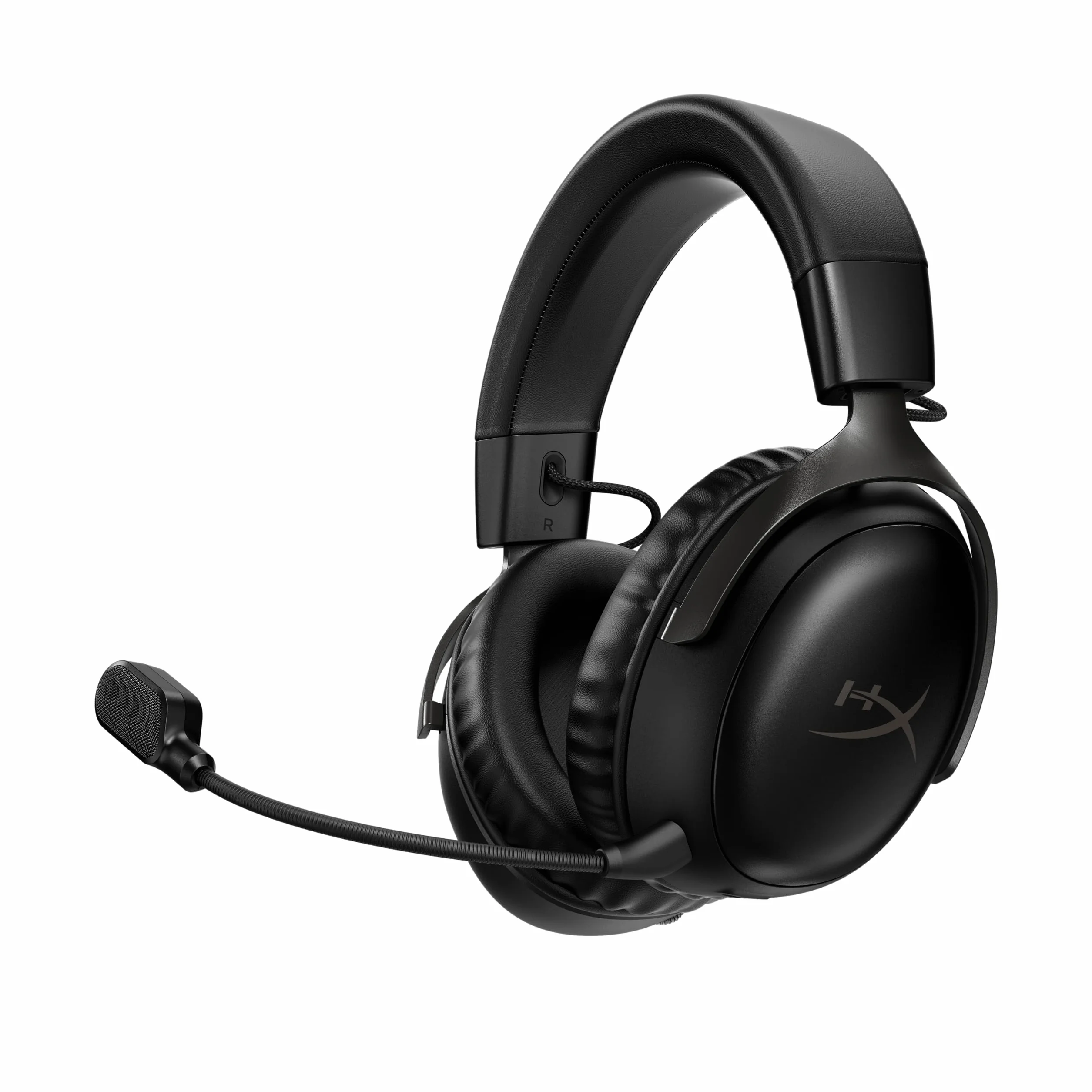 HyperX Cloud III Wireless – zestaw słuchawkowy gamingowy do PC, PS5, PS4, do 120 godzin baterii, bezprzewodowy 2,4 GHz, sterowniki kątowe 53 mm, pianka memory, wytrzymała rama, mikrofon 10 mm, czarny