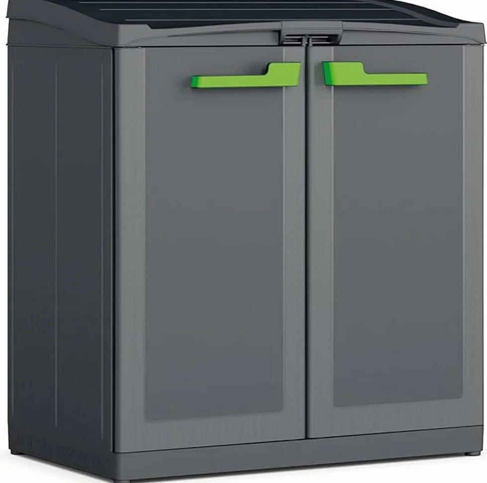 Kis szafka z tworzywa sztucznego "Moby recycling", 1 sztuka, antracytowo-szara, 9961200 0708 02