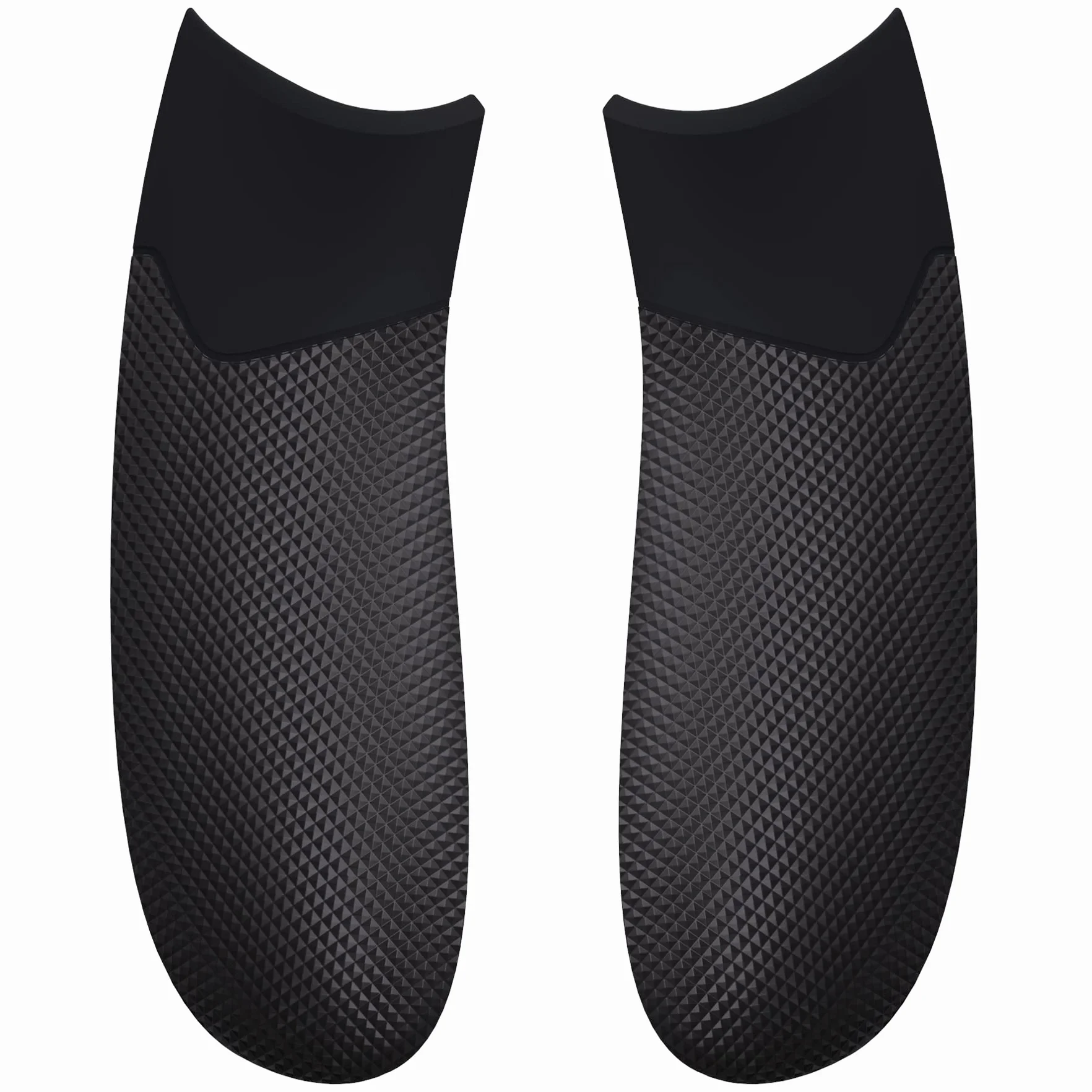 eXtremeRate Czarny Performance Gumowane Uchwyty Wymiana Back Panels dla Xbox Series X/S Controller, Antypoślizgowe Szyny Boczne z Teksturą Diamentową Uchwyty dla Xbox Core Controller - Controller Nie Jest Wliczony W Cenę