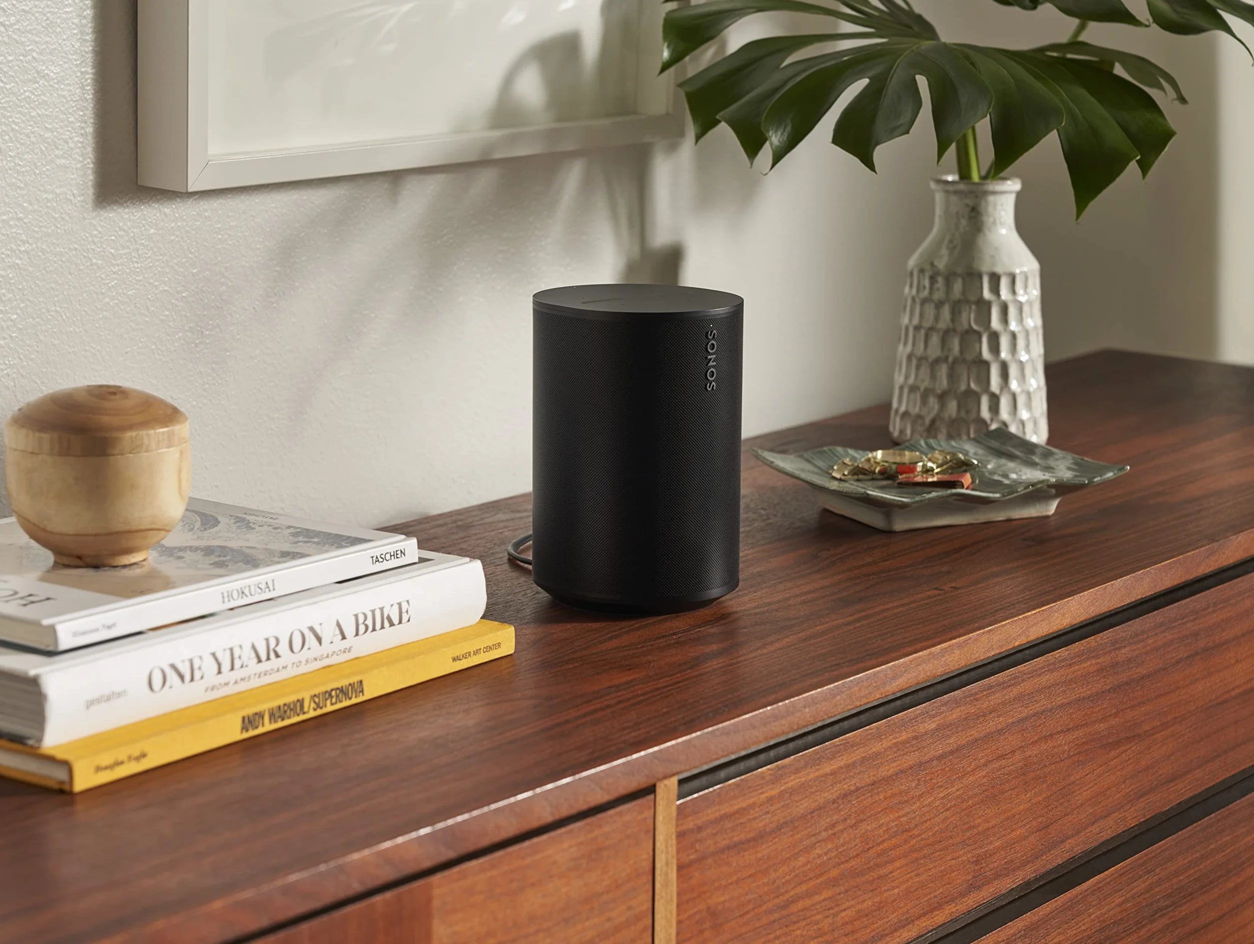 Sonos Era 100 | Inteligentny głośnik z Wi-Fi, Bluetooth, Amazon Alexą - Czarny
