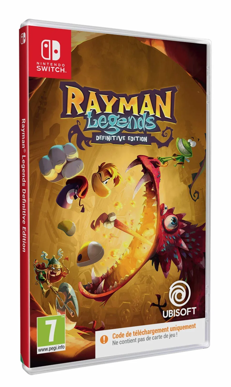 Ubisoft Code à télécharger - Rayman Legends - Definitive Edition Reissue Allemand, Anglais, Danois, Espagnol, Finland