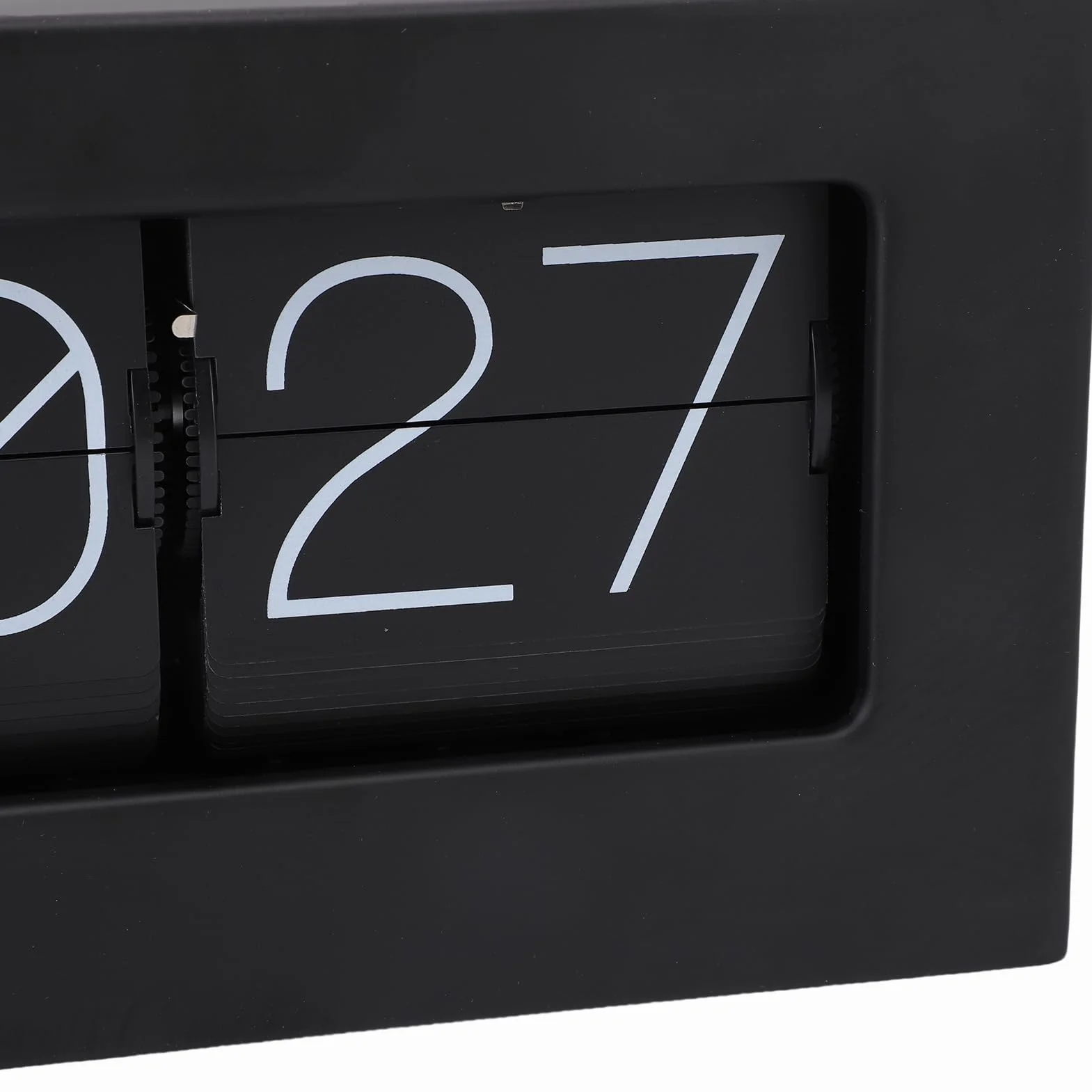 Greensen Retro Flip Clock z automatyczną zmianą Stron, Mechaniczny Zegarek Stołowy ze Stali Nierdzewnej do Domu i Biura, Elegancki i Praktyczny