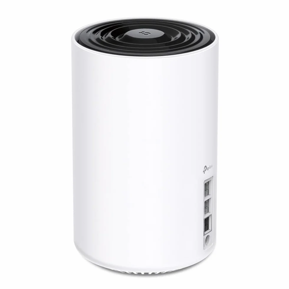 TP-Link Deco WiFi 6E Mesh AXE5400 Mbps Tri-band Deco XE75 Pro (1 opakowanie), WPA3, 1 port 2,5G, 2 porty Gigabit, idealne do dużych domów. Wykorzystaj w pełni subskrypcję światłowodową