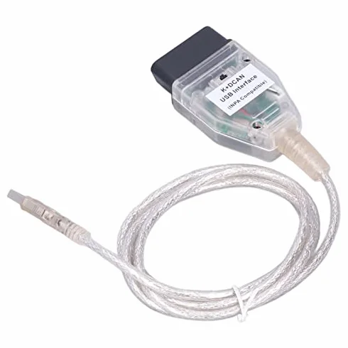 Ulepszony Kabel Narzędzi Diagnostyki Samochodu z Przełącznikiem dla E81 E82 E83 E87 E88 2004-2011 - K+DCAN OBD2 Kabel Interfejsu USB dla Serii 1 i 3 E90 E92 E93 E93