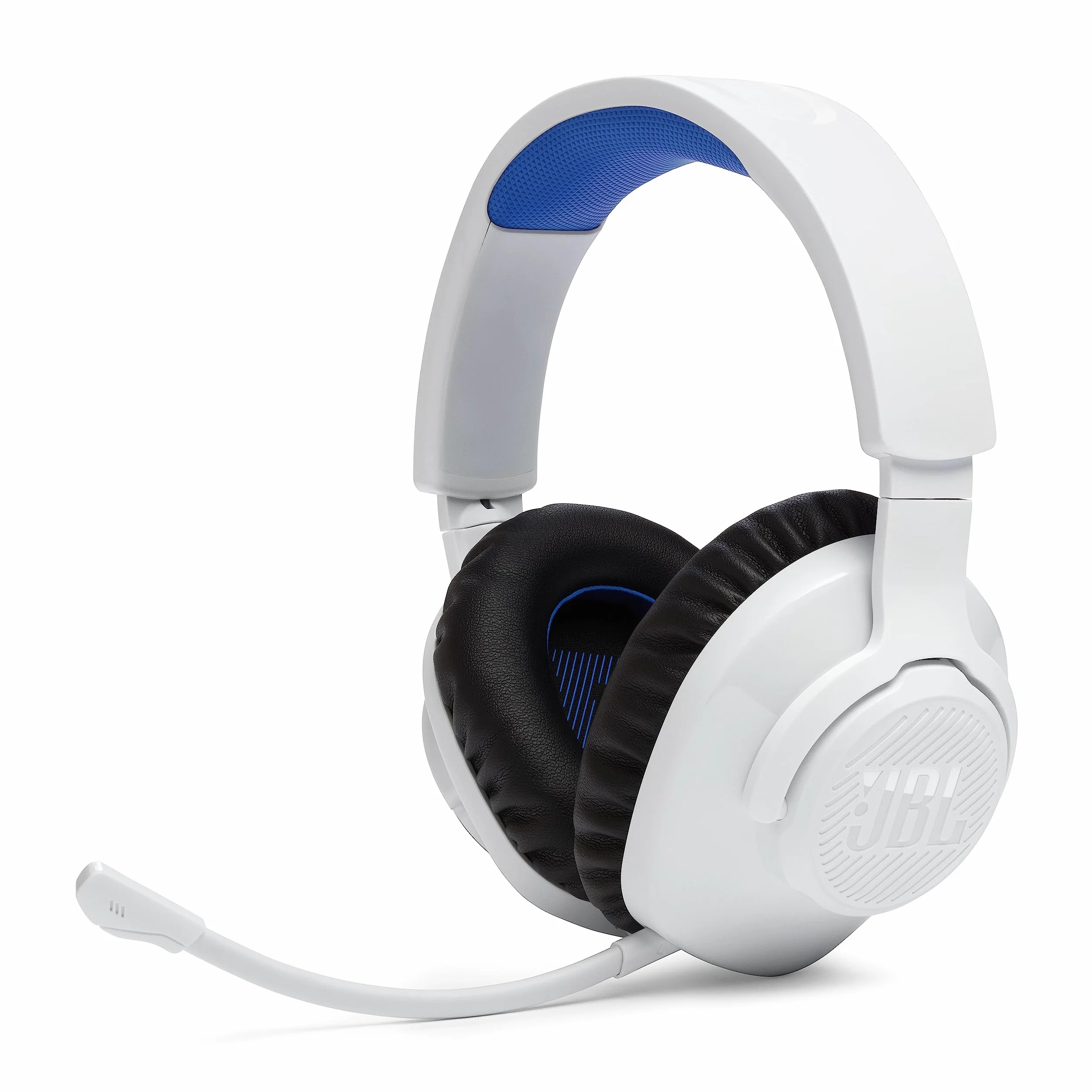 JBL Quantum 360P Bezprzewodowy Zestaw Słuchawkowy z Mikrofonem do Gier PS4 PS5 Nintendo Switch Xbox PC 22h Biały