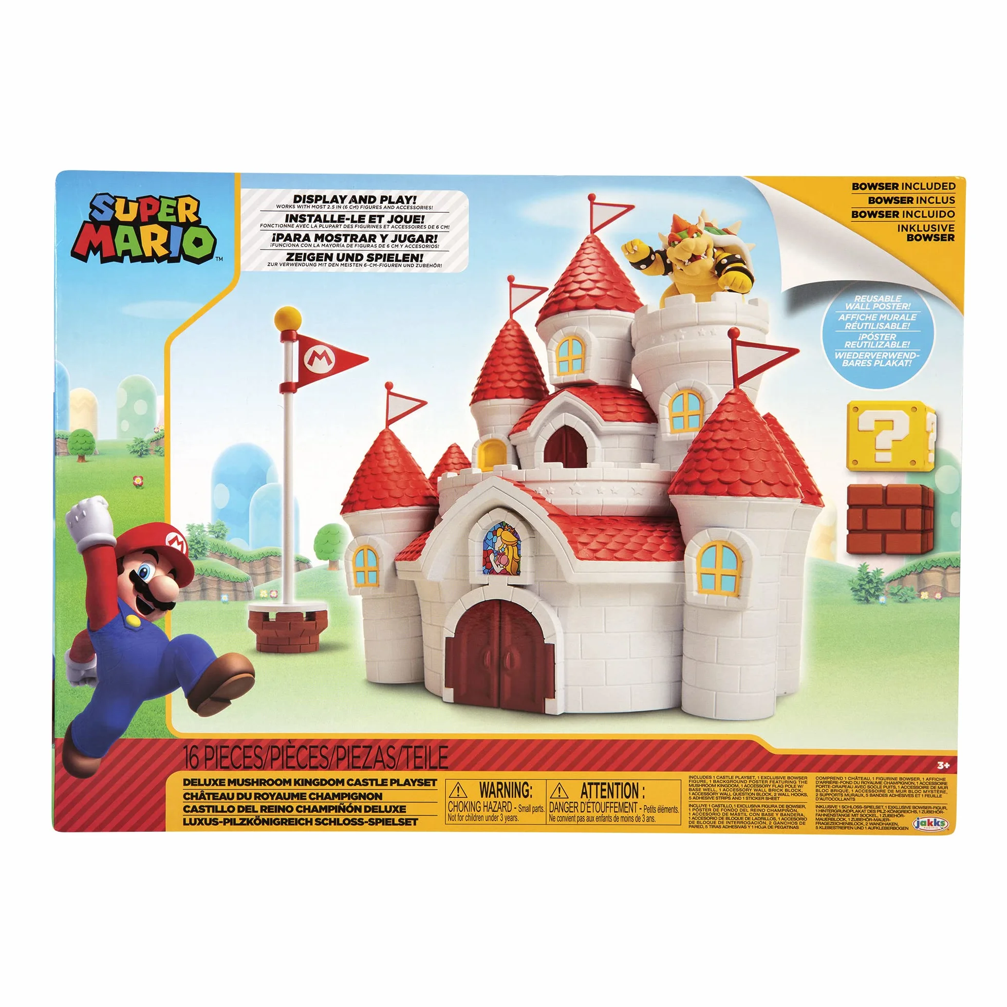 Nintendo Jakks Mashroom Kingdom Castle 58541 Zestaw do Zabawy