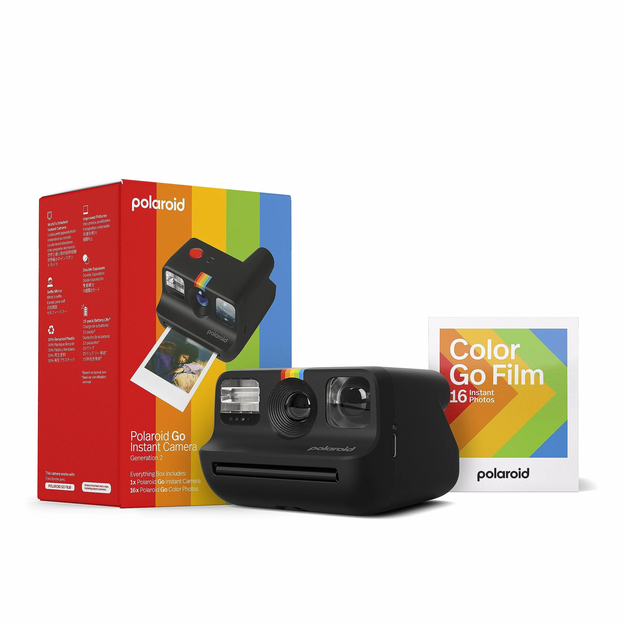 Polaroid Go Generation 2 6280 Polaroid, Czarny, 16 Zdjęć