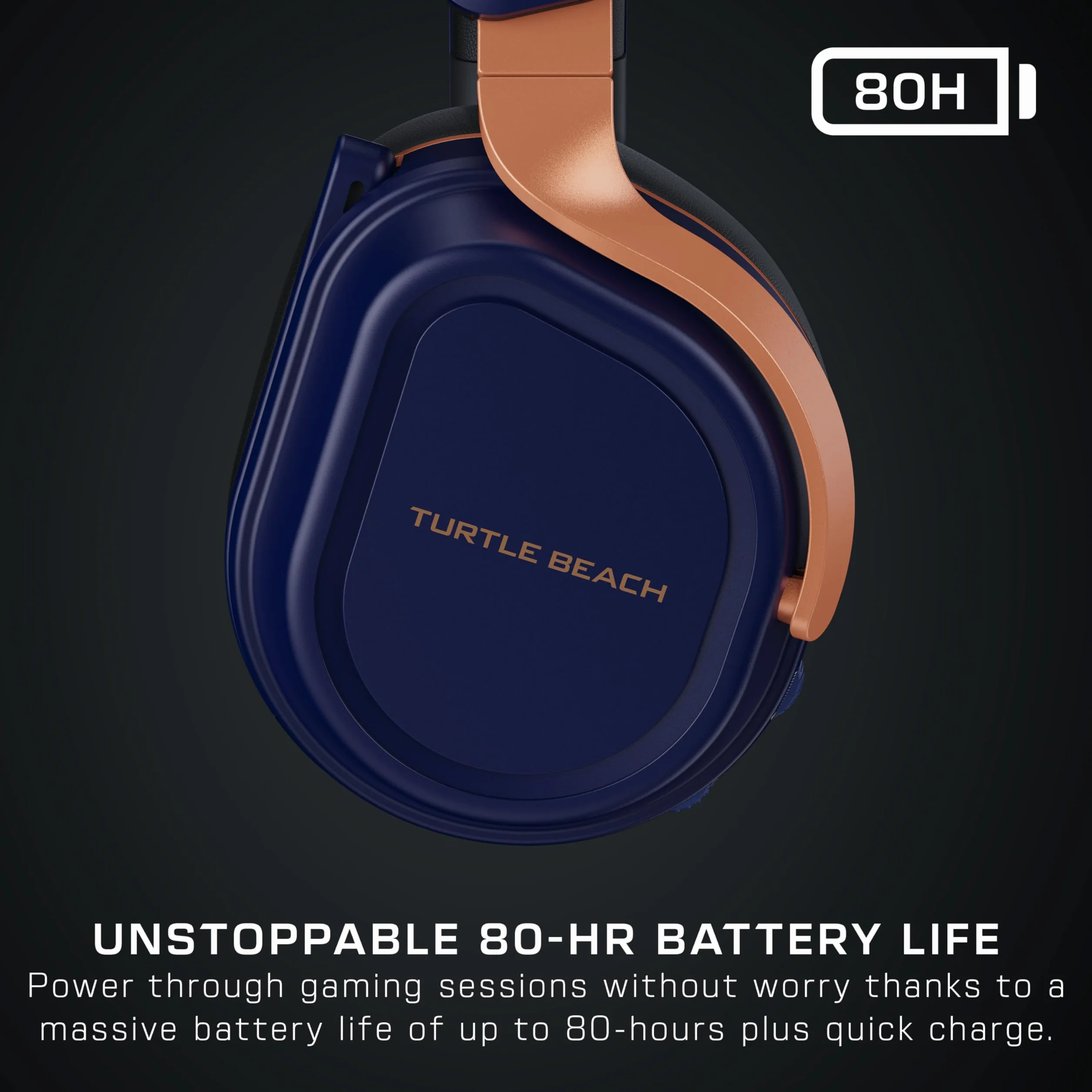 Turtle Beach Stealth 700 - Bezprzewodowe wieloplatformowe słuchawki gamingowe ze wzmocnieniem dźwięku do konsoli Xbox Series X|S, Xbox One, PC, PS5 i Mobile - Cobalt