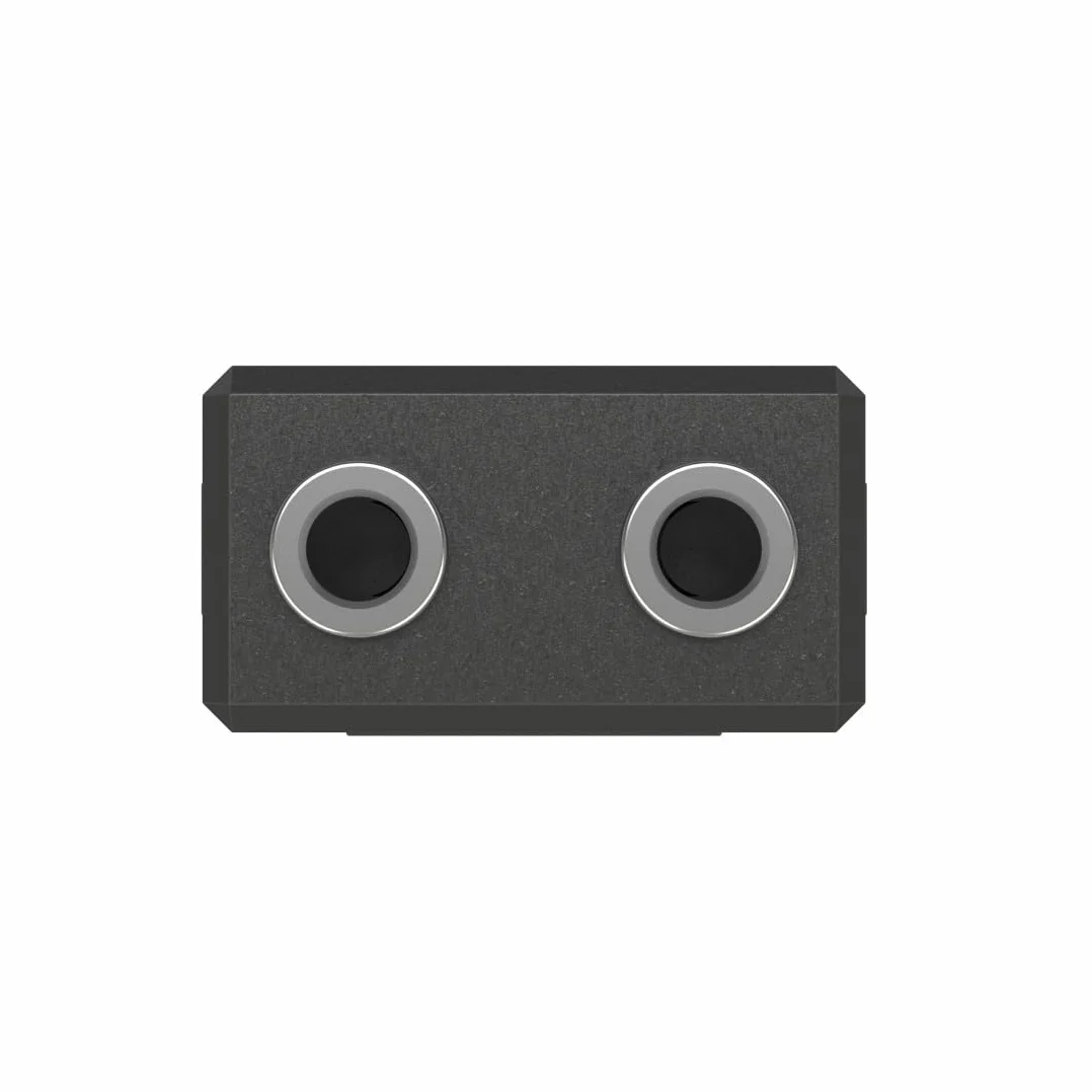Hama rozgałęźnik mini jack 3,5 mm wtyk (audio, rozdzielacz słuchawek, aux, 2x 3,5mm gniazdo, adapter) czarny