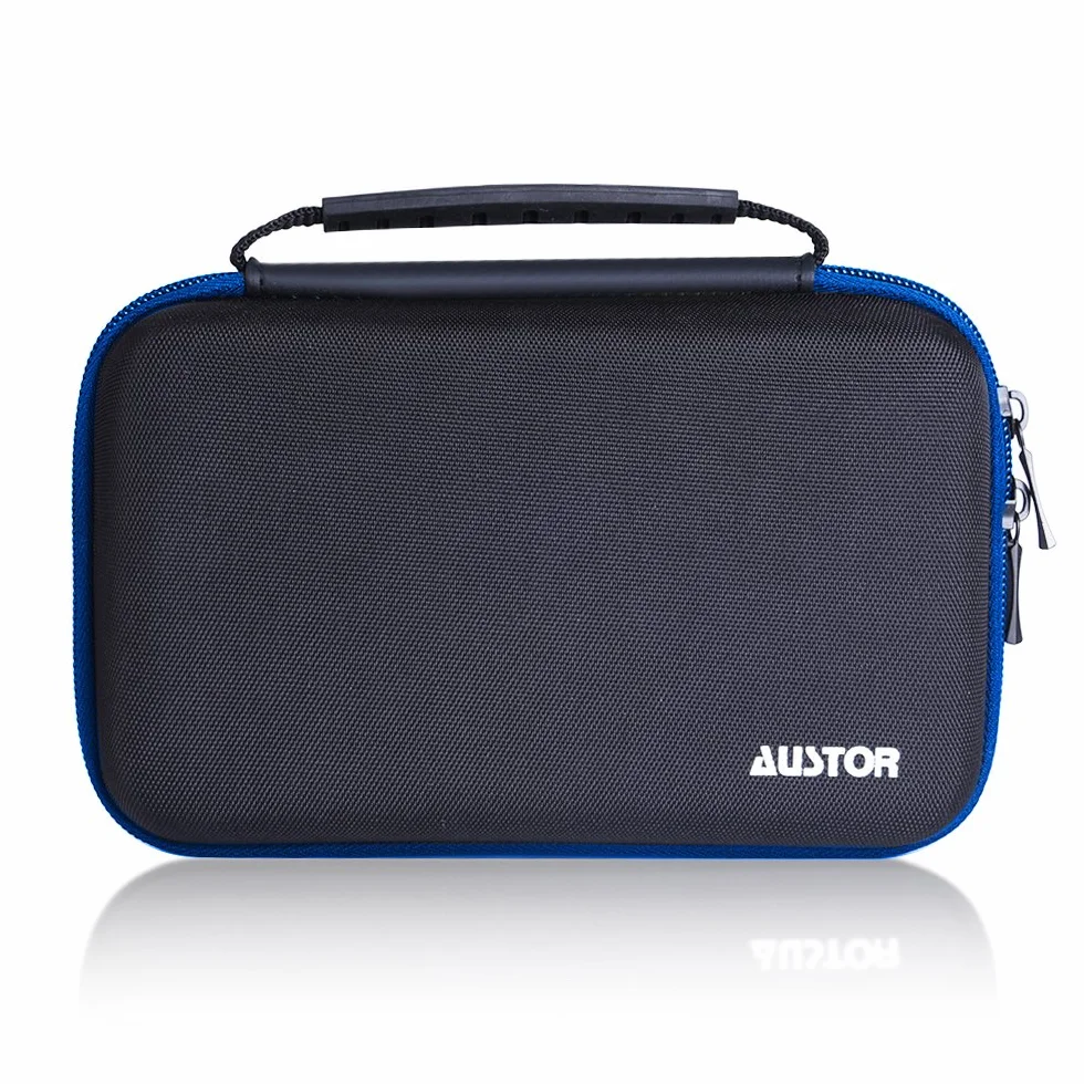 AUSTOR Twarda torba do przenoszenia Nintendo 3DS, niebieska, niebieski