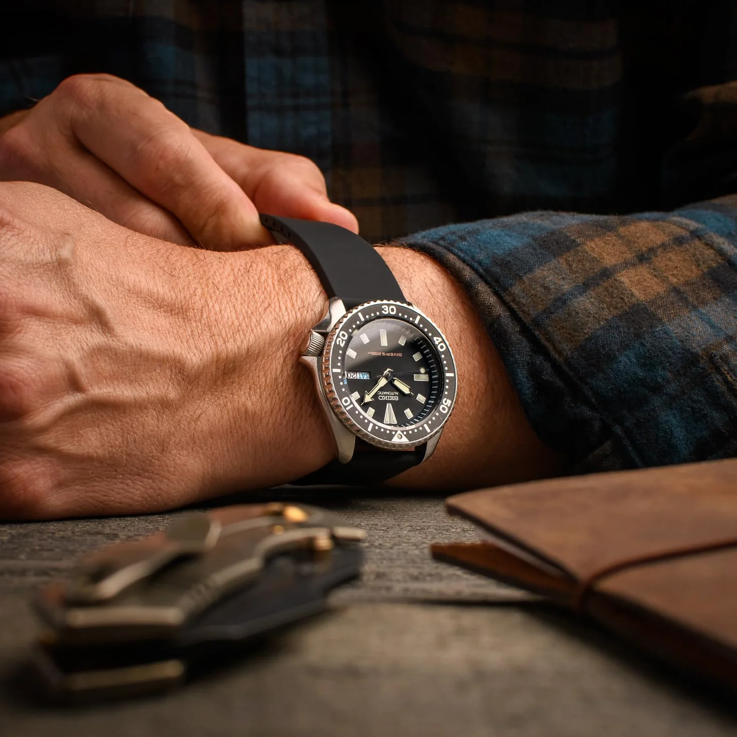 Archer Watch Straps - Silikonowy pasek do zegarka z szybkim zapięciem i dopasowanym dopasowaniem