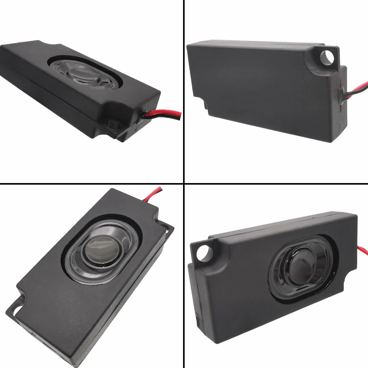 CTRICALVER 8 Ohm 3W Przenośny mini głośnik o wysokiej częstotliwości z interfejsem JST-PH2.0 2-stykowym do małych projektów elektronicznych DIY (4 szt.)