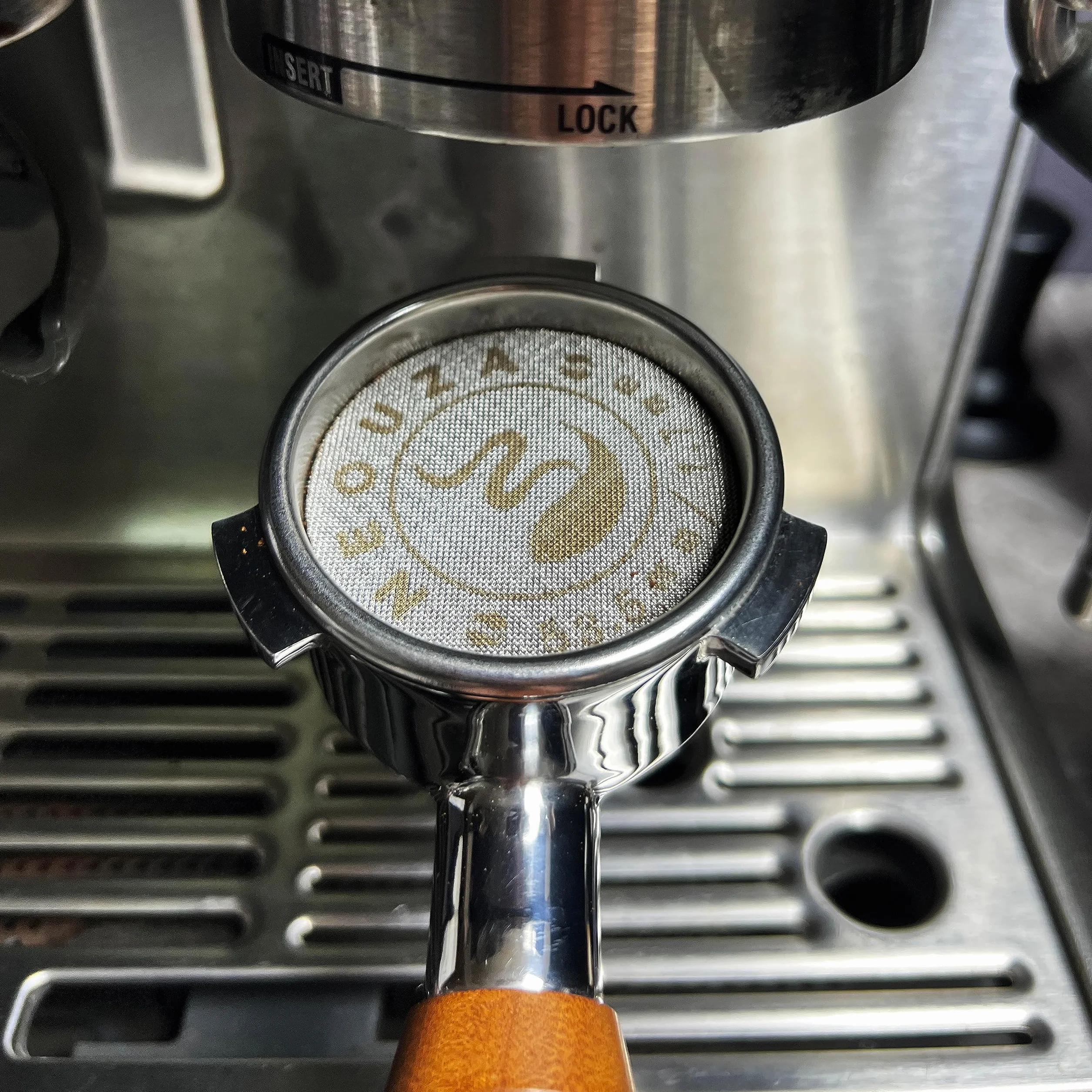 NEOUZA Krążek do espresso, 51 mm, wielokrotnego użytku, 1,7 mm, grubość 150 μm, stal nierdzewna, profesjonalny, dla baristy, filtr do kawy, siatka, do kolby, portafilter