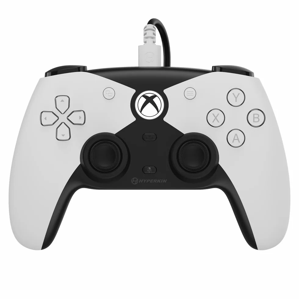 Hyperkin Przewodowy kontroler do Xbox Series X|S, Xbox One i PC - oficjalnie licencjonowany Xbox, joysticki z efektem Halla