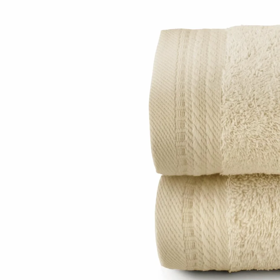 RIZO Top Towel - Zestaw 2 ręczników bidetowych, ręczniki kąpielowe, małe ręczniki - 100% czesana bawełna, 600g/m2, wymiary 30 x 50 cm, naturalne