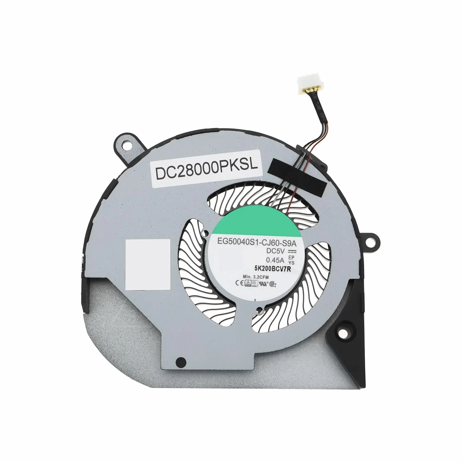 Wentylator chłodzący procesora DC28000PKSL kompatybilny z Dell Latitude 5510 Precision 3550 3540 T7HN 06T7HN