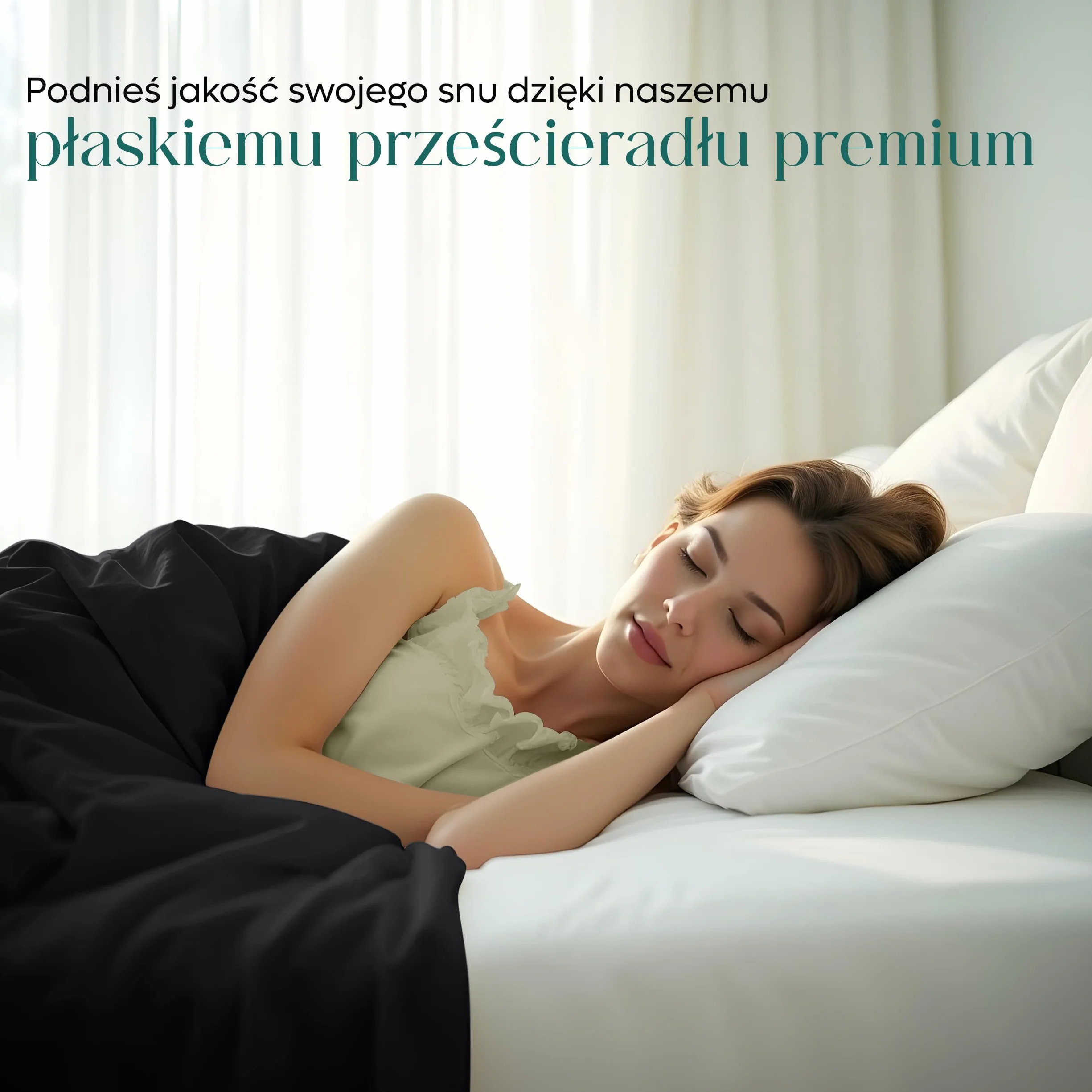 Utopia Bedding - Płaskie Prześcieradło Podwójne (225 x 255 cm, Czarny) - Soft Brushed Microfiber Fabric - dla rozmiaru łóżka 135 x 190 cm