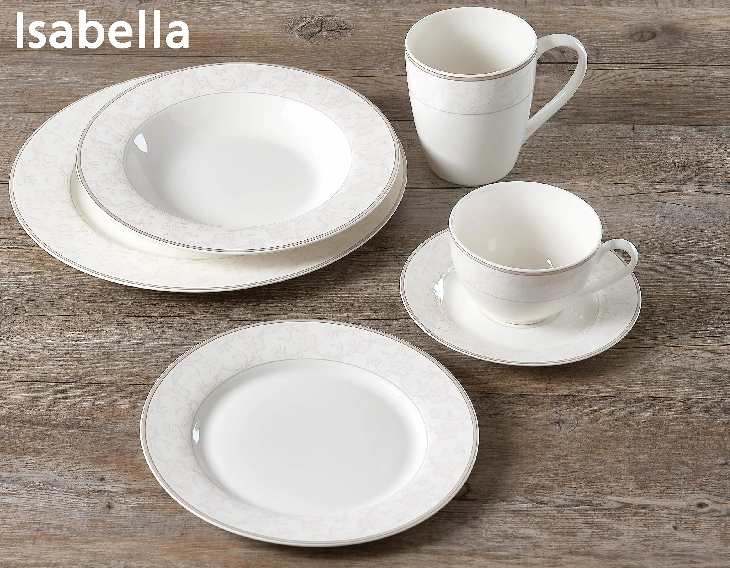 Ritzenhoff & Breker Isabella Serwis Do Kawy Porcelana Biały 18 Części
