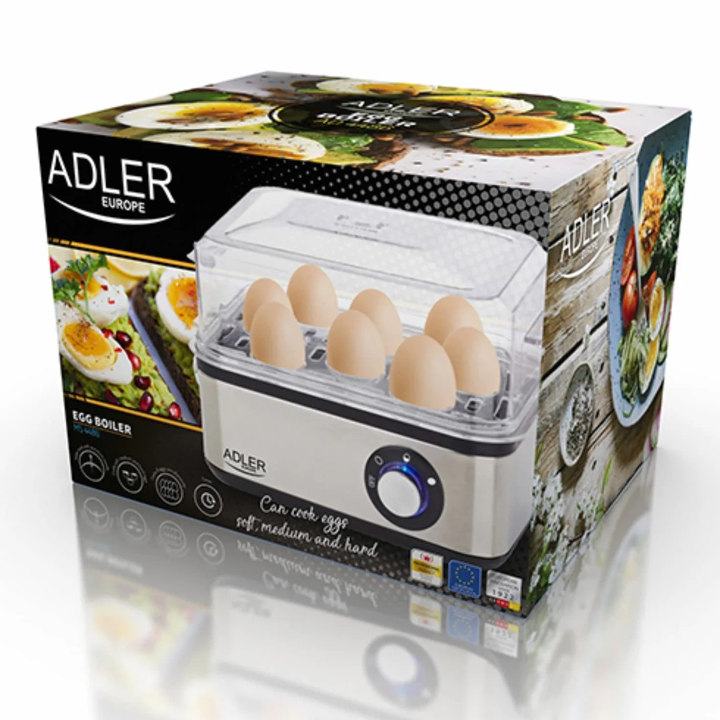 ADLER EUROPE 4486 Jajowar na 8 jaj
