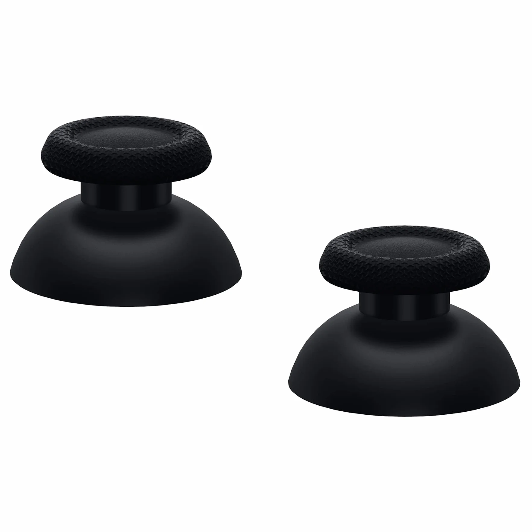 eXtremeRate 2 Pary Thumbsticks Kompatybilnych z Kontrolerem ps5 dla ps4, 4szt. Wymienne Drążki & Tools, Teksturowane Analog Sticks Joystick dla ps5 dla kontrolera ps4 pro Slim - Czarny