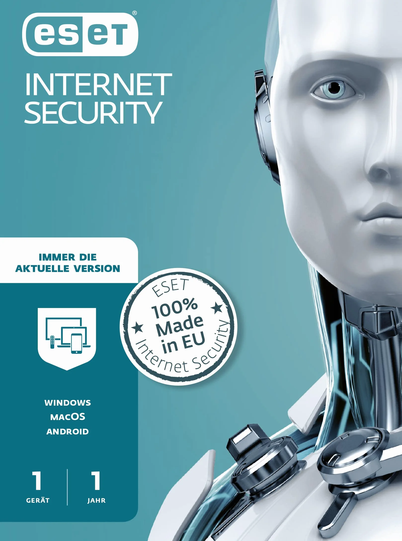 ESET Internet Security 2021 DE 1U 1Y Mini Box