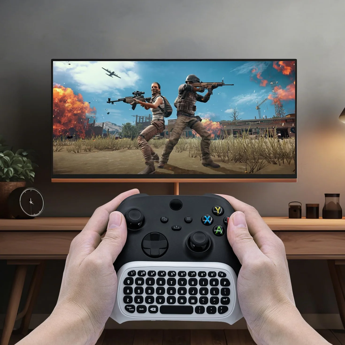 Mcbazel 2.4G Wireless Handheld Keyboard Mini Controller for Xbox Series X/Series S/Xbox One Slim/Xbox One S/Xbox One X Controller Support for 3.5mm audio jack