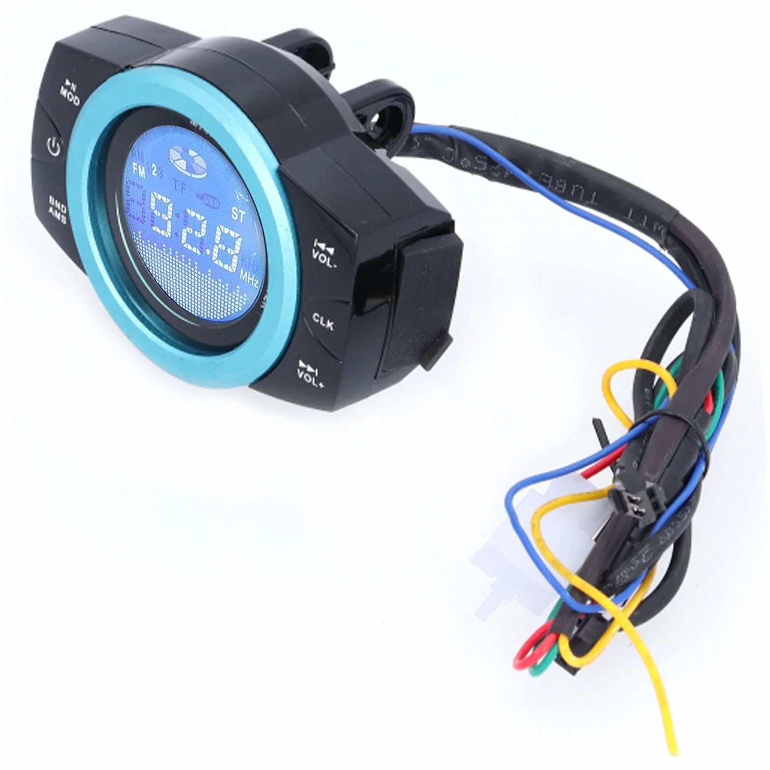 Radio Motocyklowe, Motocyklowy Zestaw Stereo z Pilotem Piloty DC 12 V 87,5–108 MHz Głośniki Motocyklowe do Motocykli