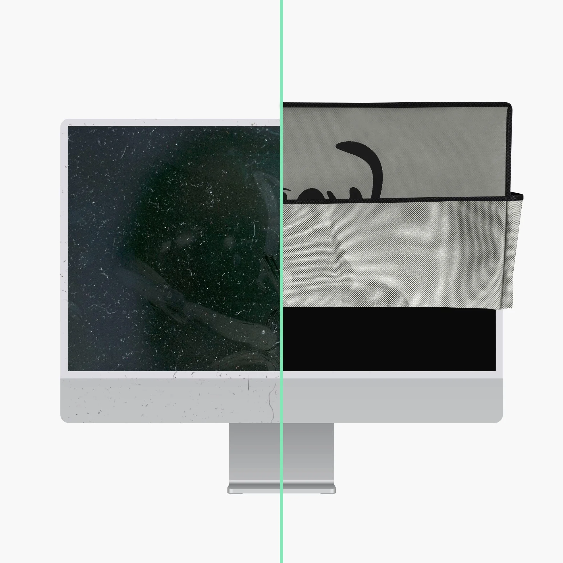 kwmobile Etui na monitor 20-22" - PC ekran ochronny do monitora 20-22" - pokrowiec na komputer