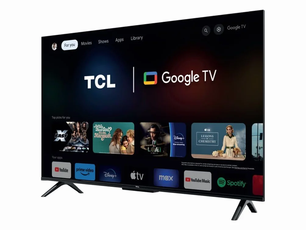 TCL 55T69C 55" QLED 60HZ 4K HDR, Google TV, Smart TV (Dolby Vision & Atmos, Motion Clarity, kompatybilny z Google Assistant & Alexa), 2025