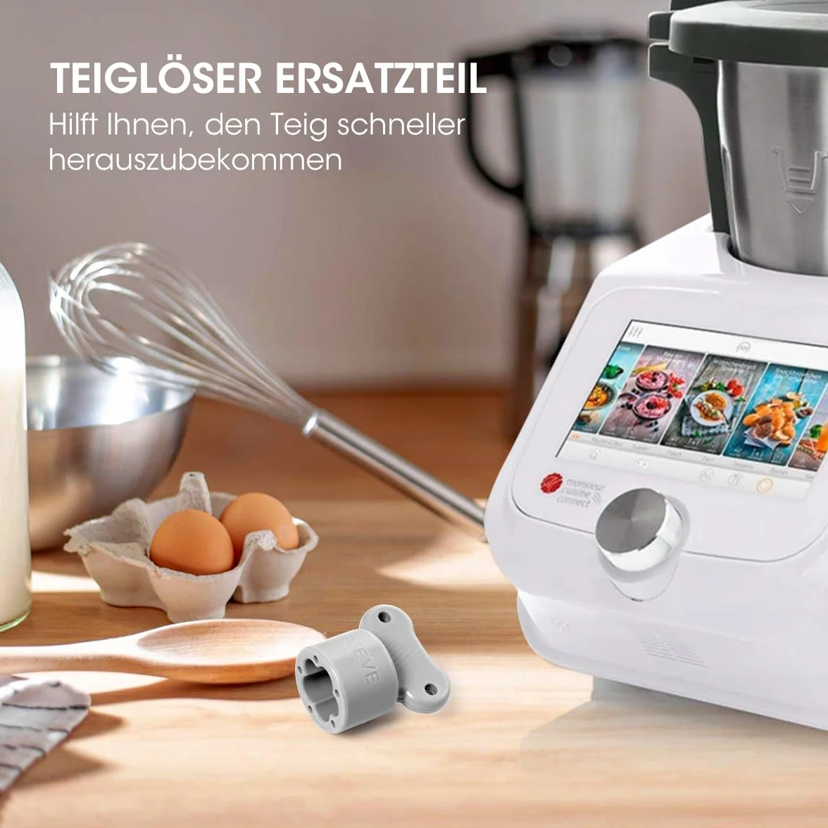 AIEVE Narzędzie do wyjmowania ciasta, kompatybilne z robotami kuchennymi Monsieur Cuisine Smart/Connect/Connect Trend – praktyczne akcesorium ułatwiające wyjmowanie ciasta