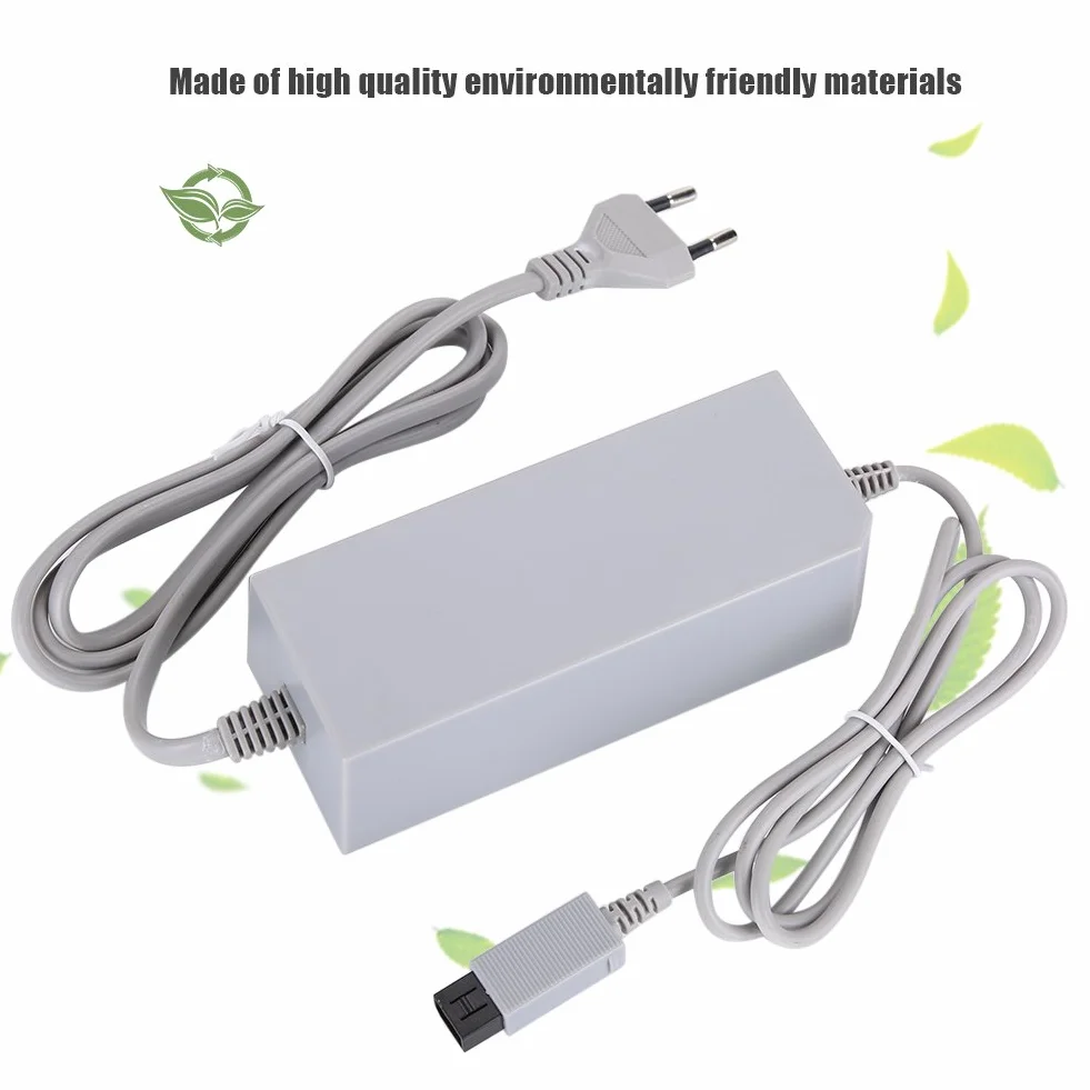Asixx Ładowarka do Wii, Kabel Zasilacza do Nintendo Wii, 110-240V(EU)