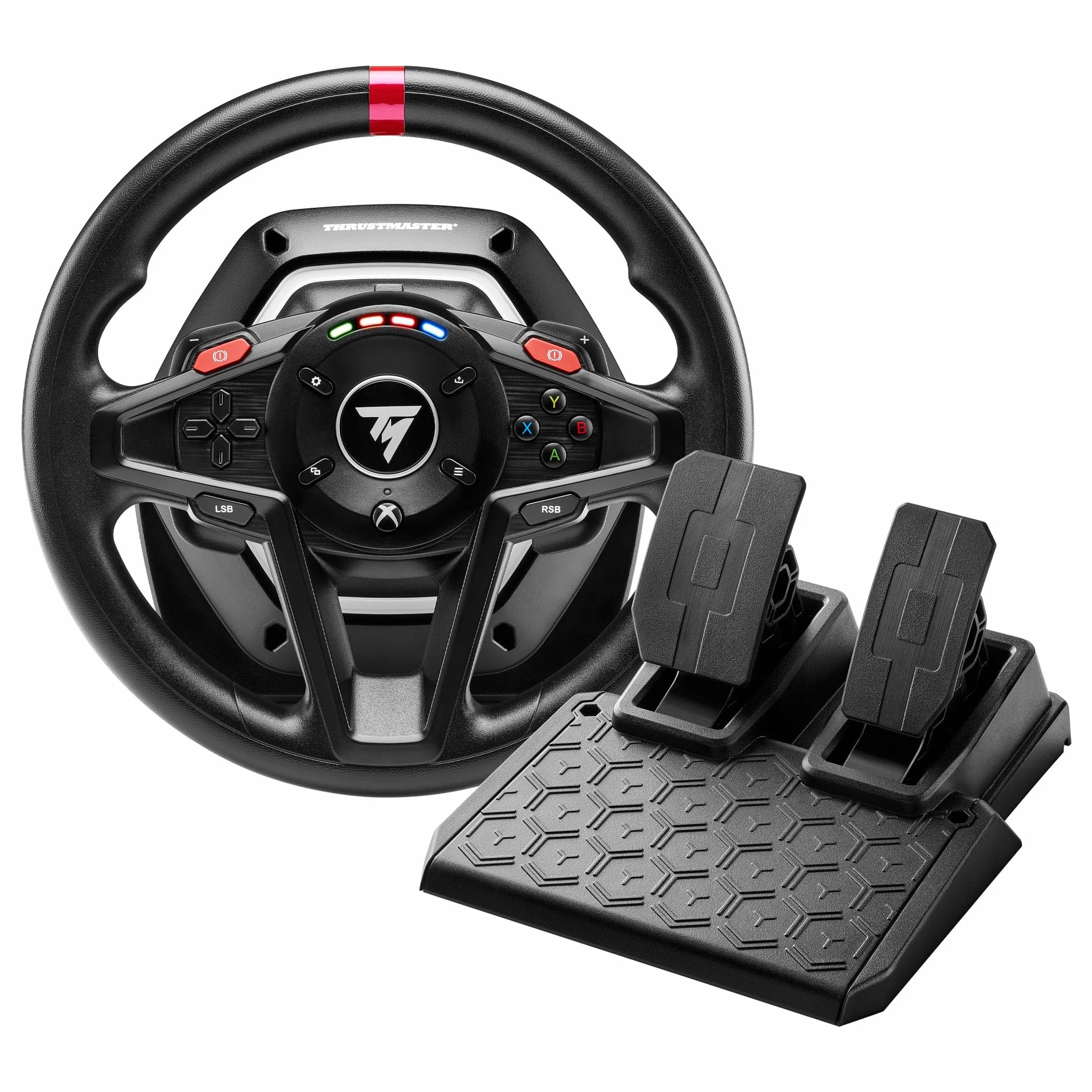 Thrustmaster T128 SimTask Pack, Kierownica Wyścigowa T128, Układ Mocowania Steering Kit do Gier Symulacyjnych