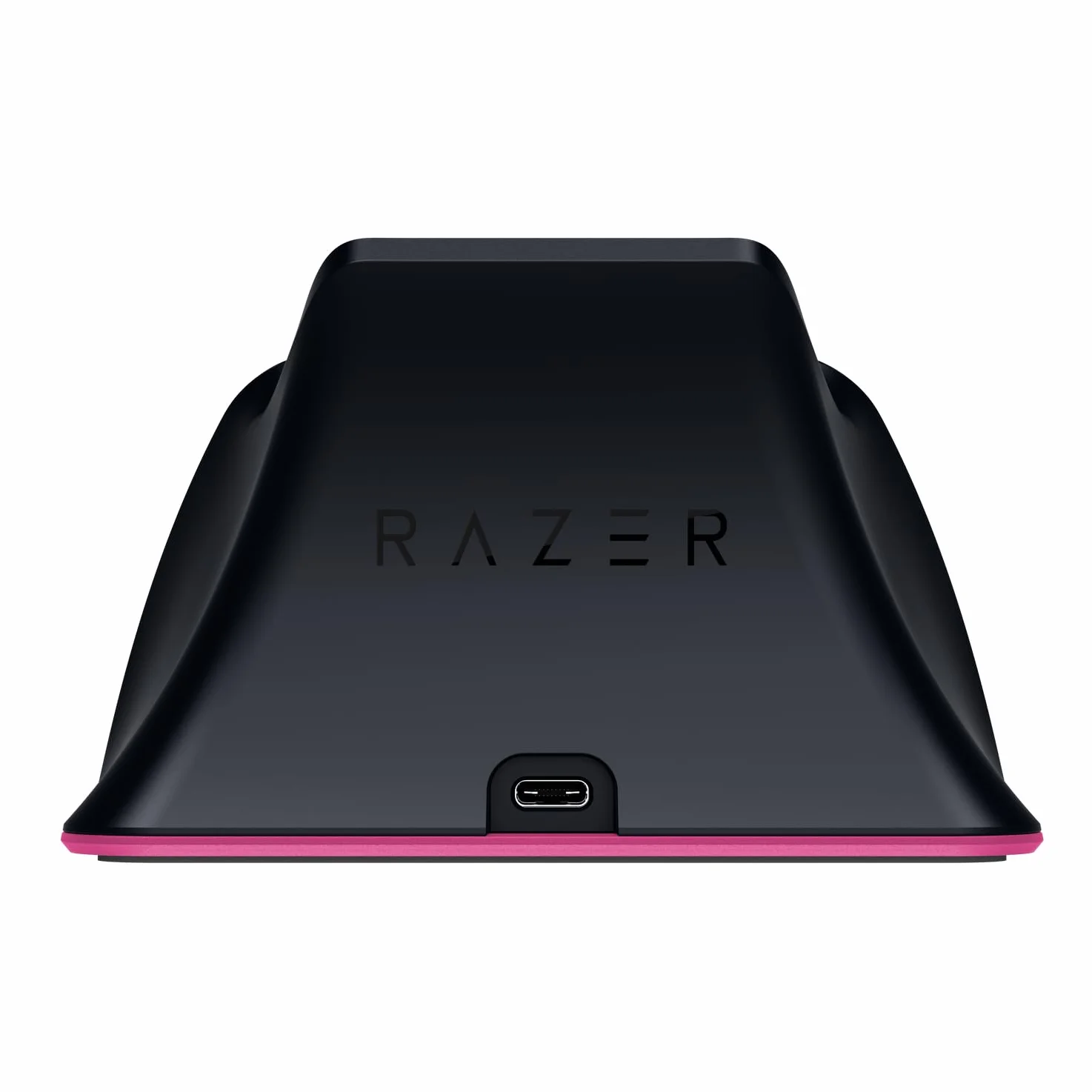 Razer Stacja do szybkiego ładowania – stacja szybkiego ładowania do kontrolera PS5 (szybkie ładowanie, zakrzywiona konstrukcja obudowy, obsługa jedną ręką, ładowanie przez USB) różowa