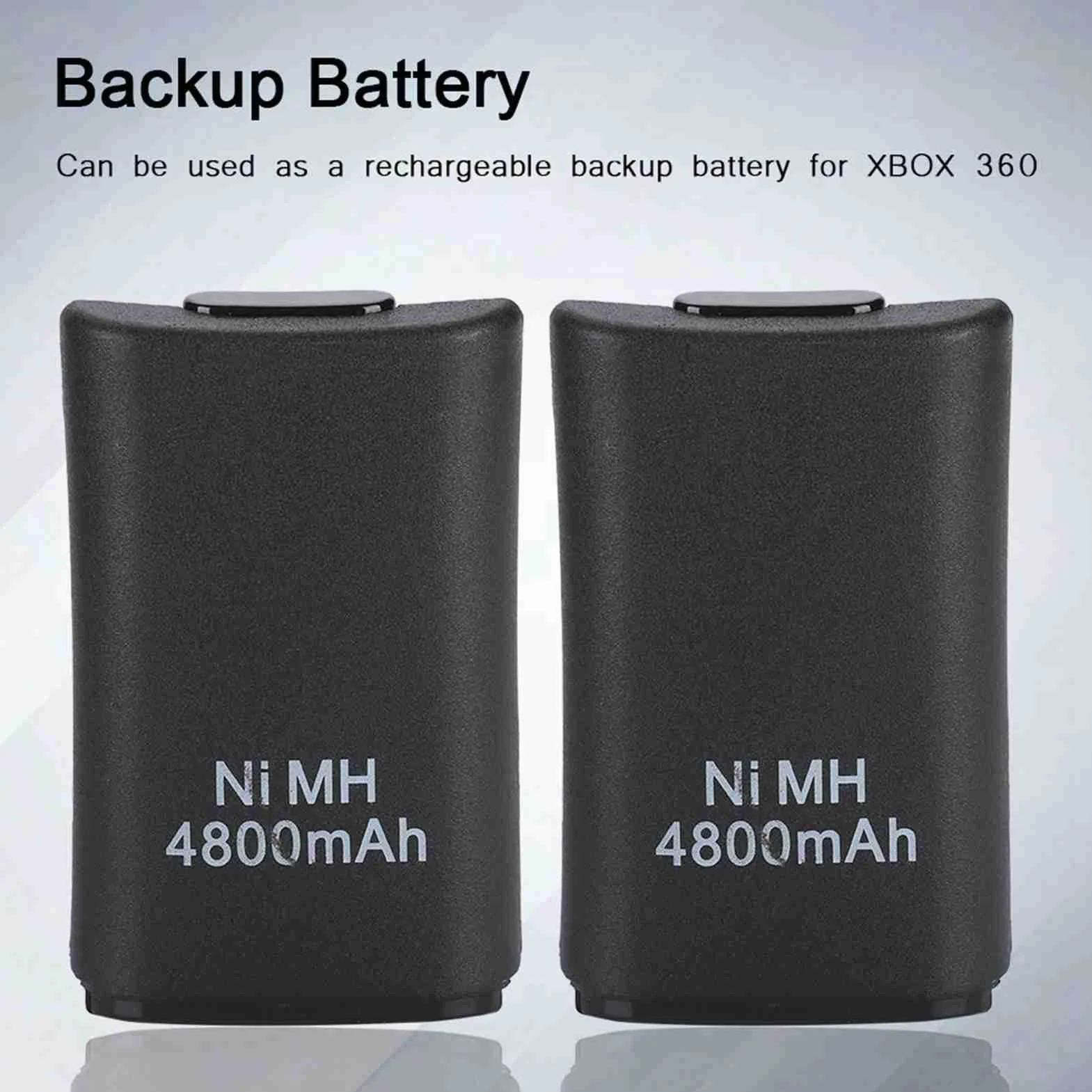 Bewinner Akumulator 4800 mAh do Kontrolera 360 z Kablem USB i Bazą Ładującą