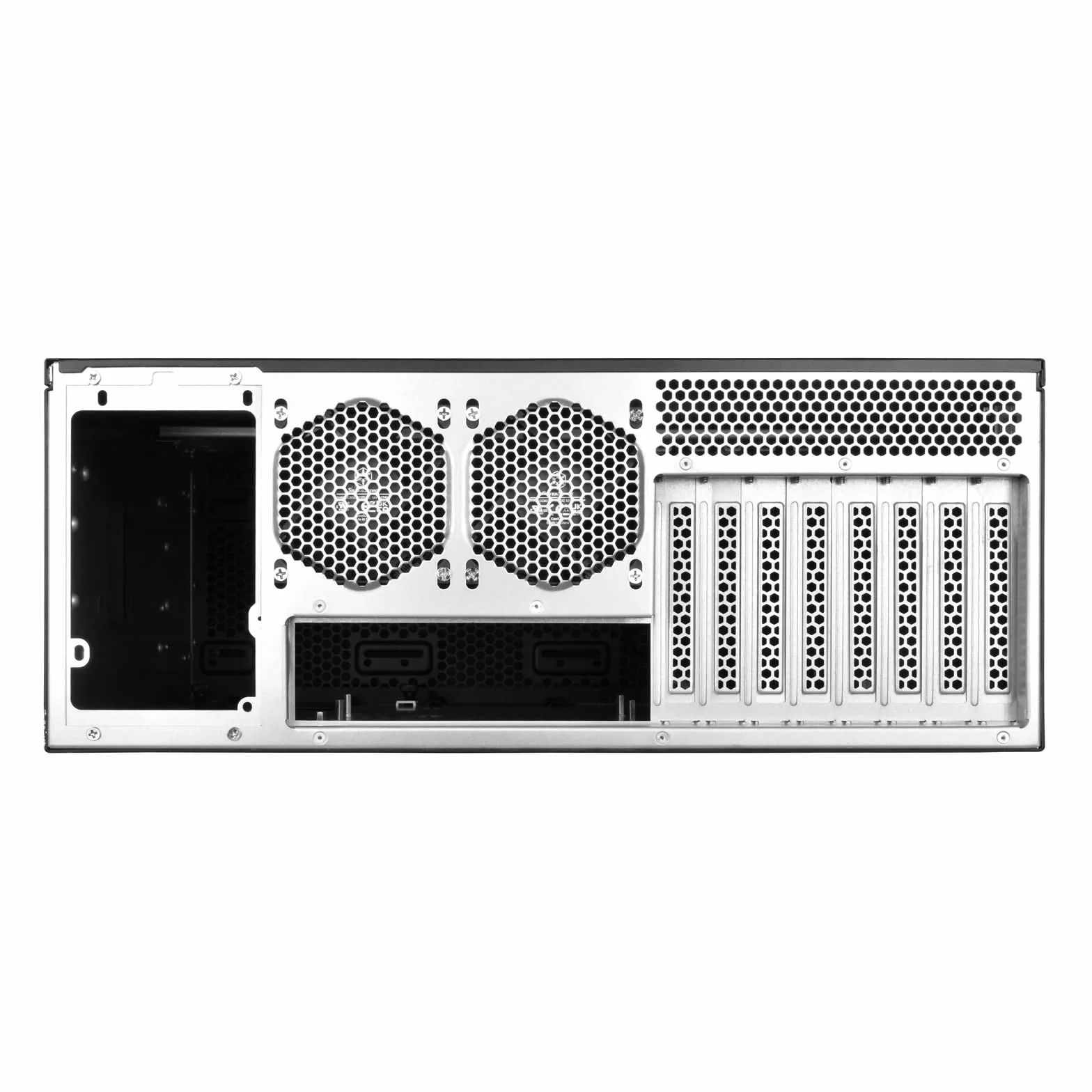 SilverStone Technology SST-RM44-4HE-obudowa do serwera rackmount z ulepszoną kompatybilnością chłodzenia cieczą, czarna