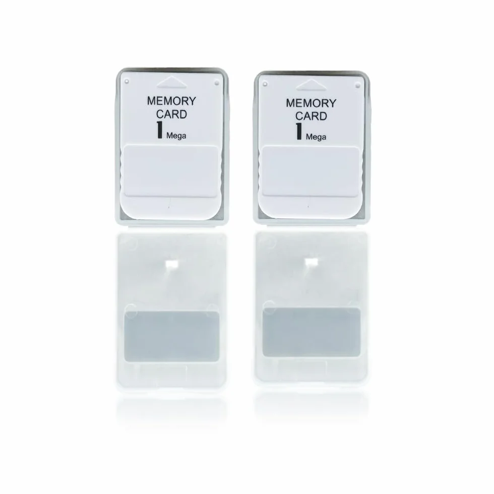 2 Sztuki Karty Pamięci 1 MB Kompatybilne z PS1 Konsolą