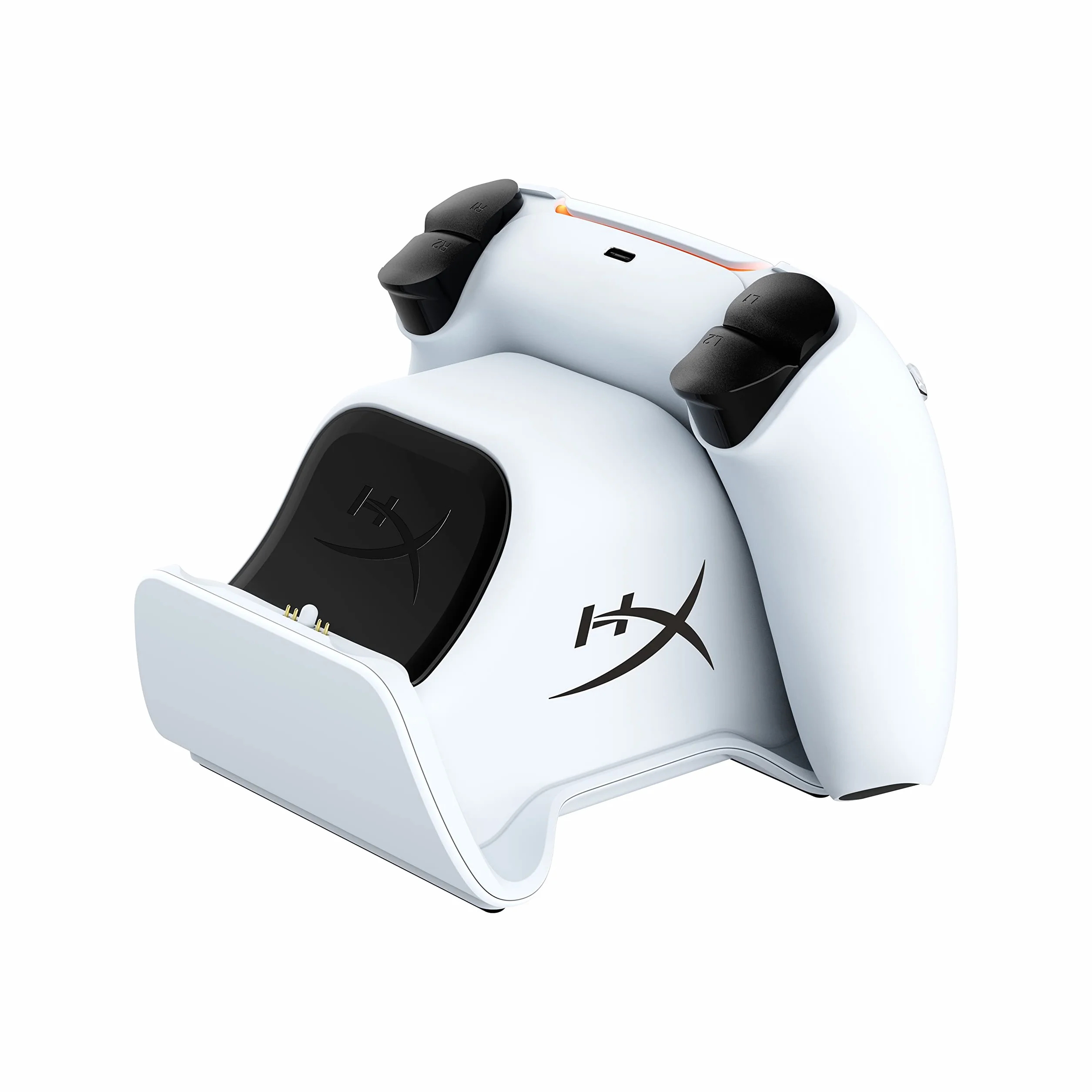 HyperX ChargePlay Duo stacja ładująca do kontrolerów PlayStation 5 DualSense, podstawa ważona, kabel USB-C