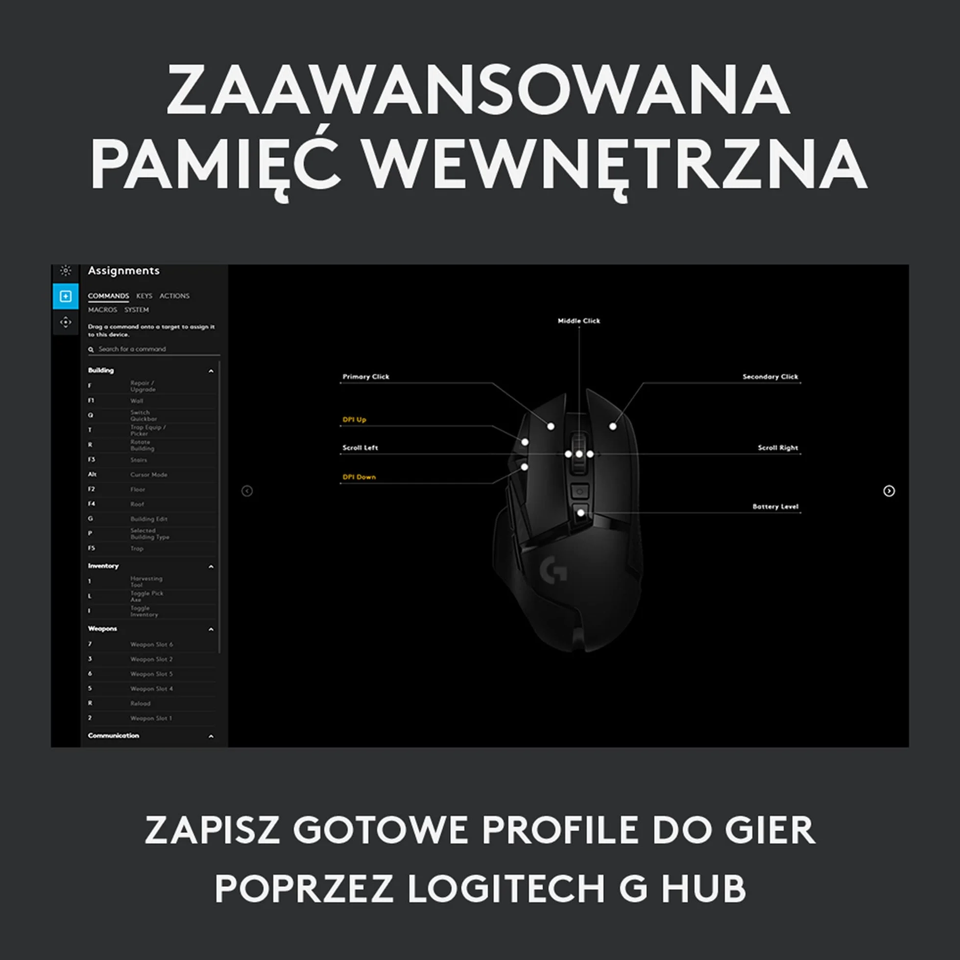 Logitech G G502 HERO Ratón Gaming con Cable, HERO 25K, 25600 DPI, RGB, Peso Personalizable, 11 Botones, PC/Mac - Negro