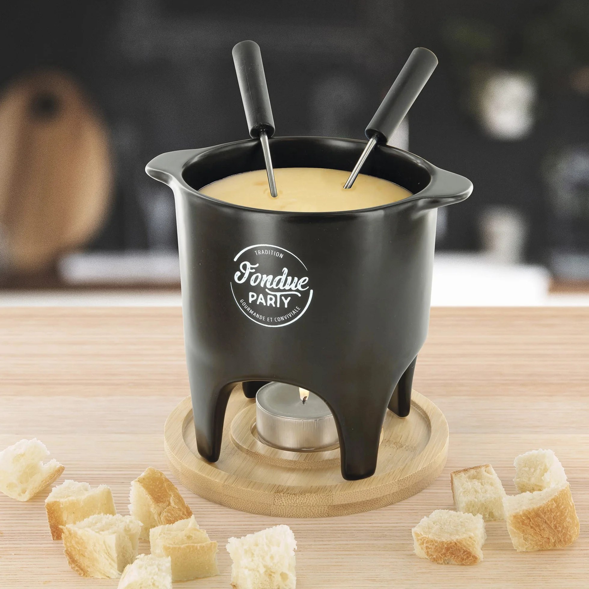 COOK CONCEPT - KC2488 - Indywidualne Fondue Lub Duo Kuchnia Specjalna Płyta Grill